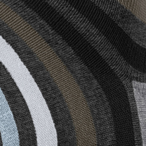 Falke Tinted Stripe Men Socks - Men - asphalt mel.