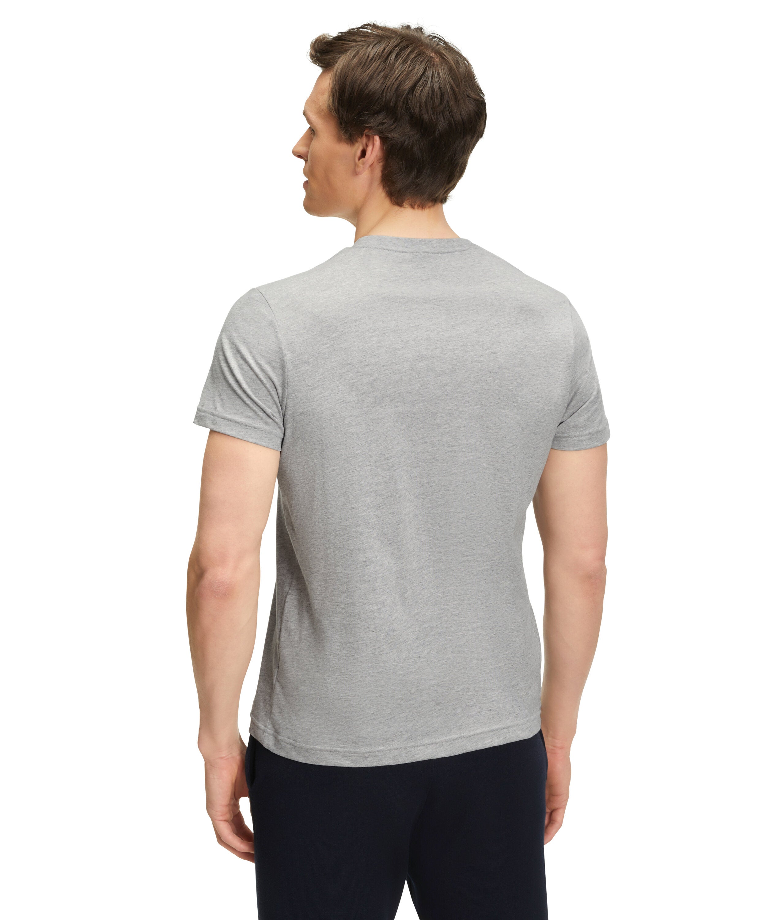 Falke Men T-Shirt V-neck - Men - light grey