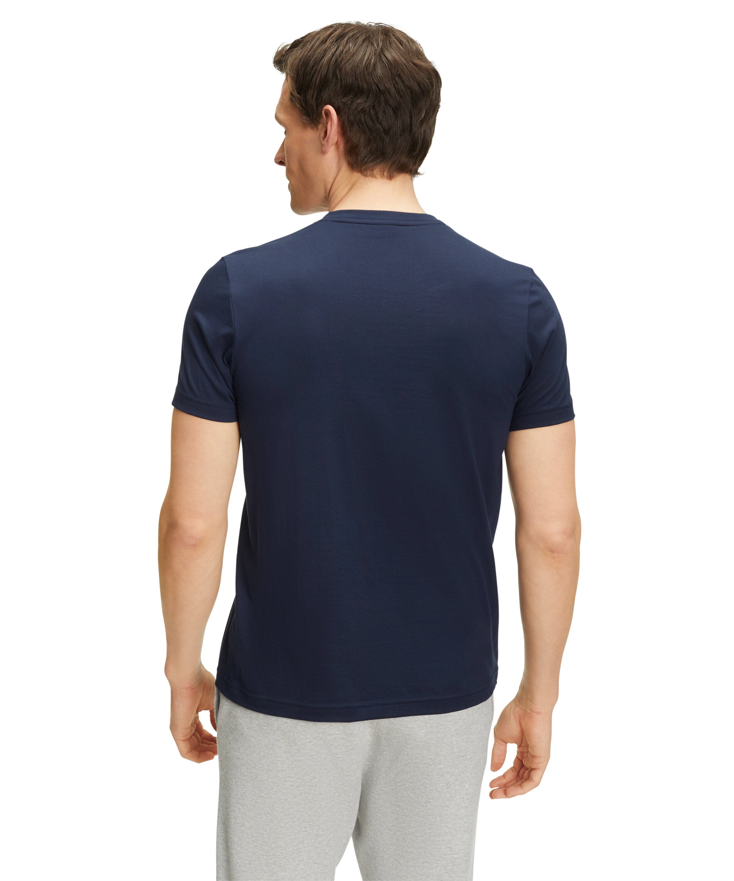 Falke Men T-Shirt V-neck - Men - space blue