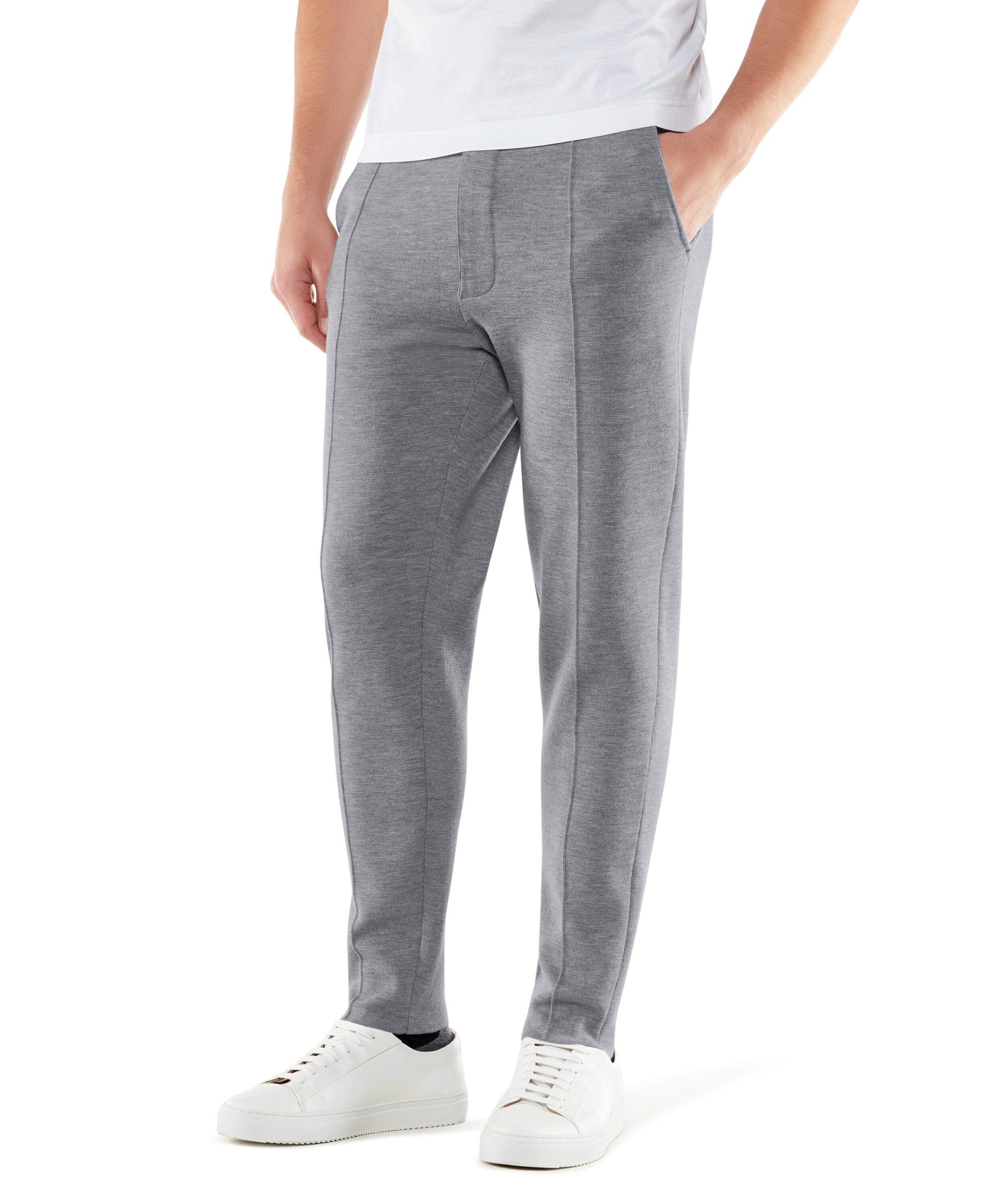 Falke Men Pants - Men - light greymel.