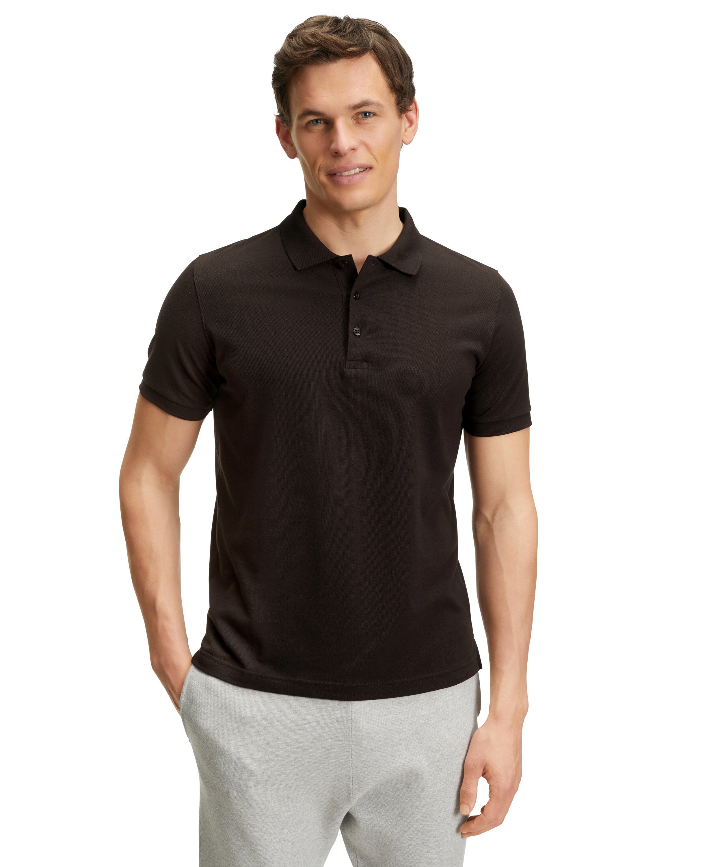 Falke Essential Polo Men Polo shirt - Men - brown