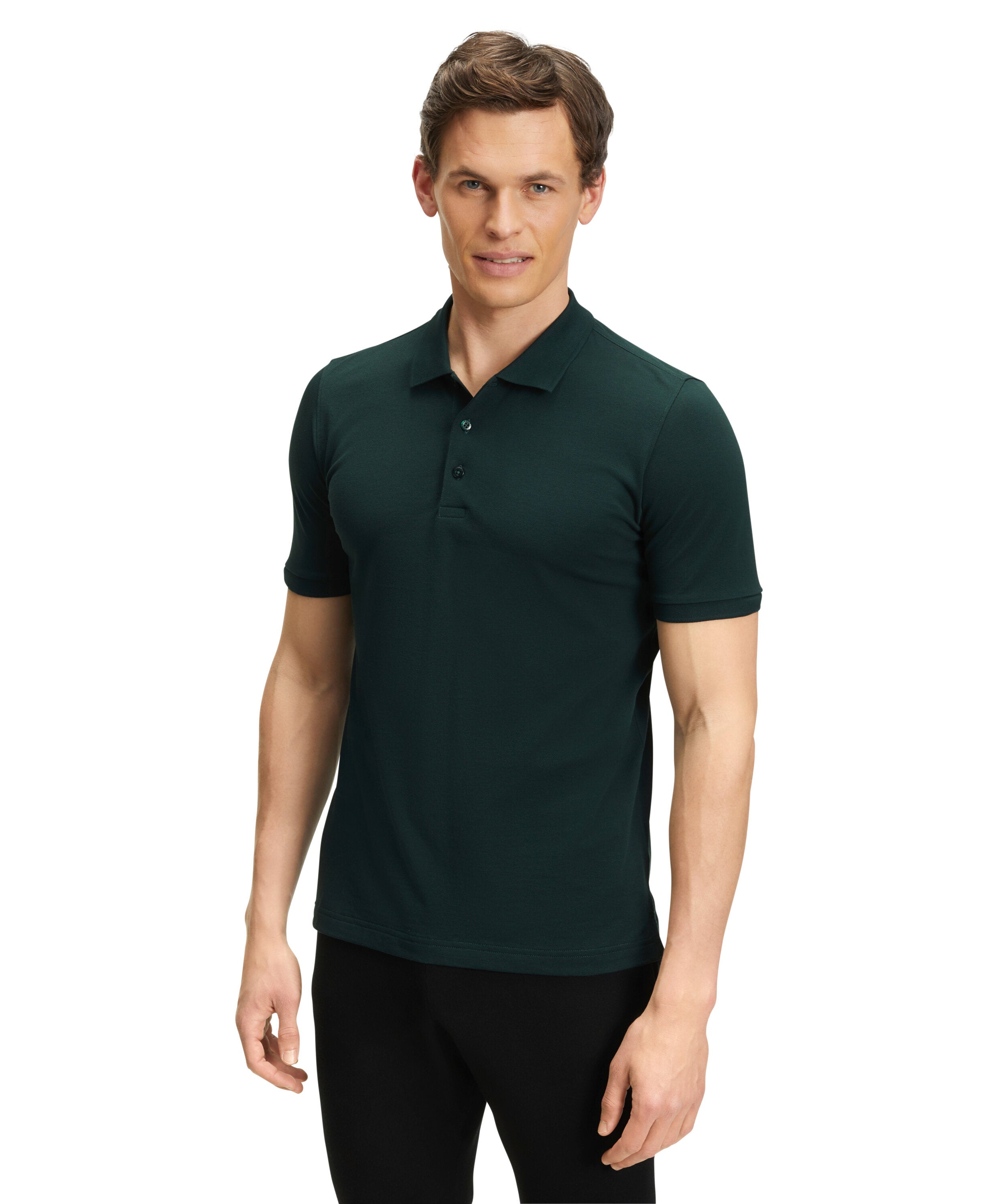 Falke Essential Polo Men Polo shirt - Men - thyme