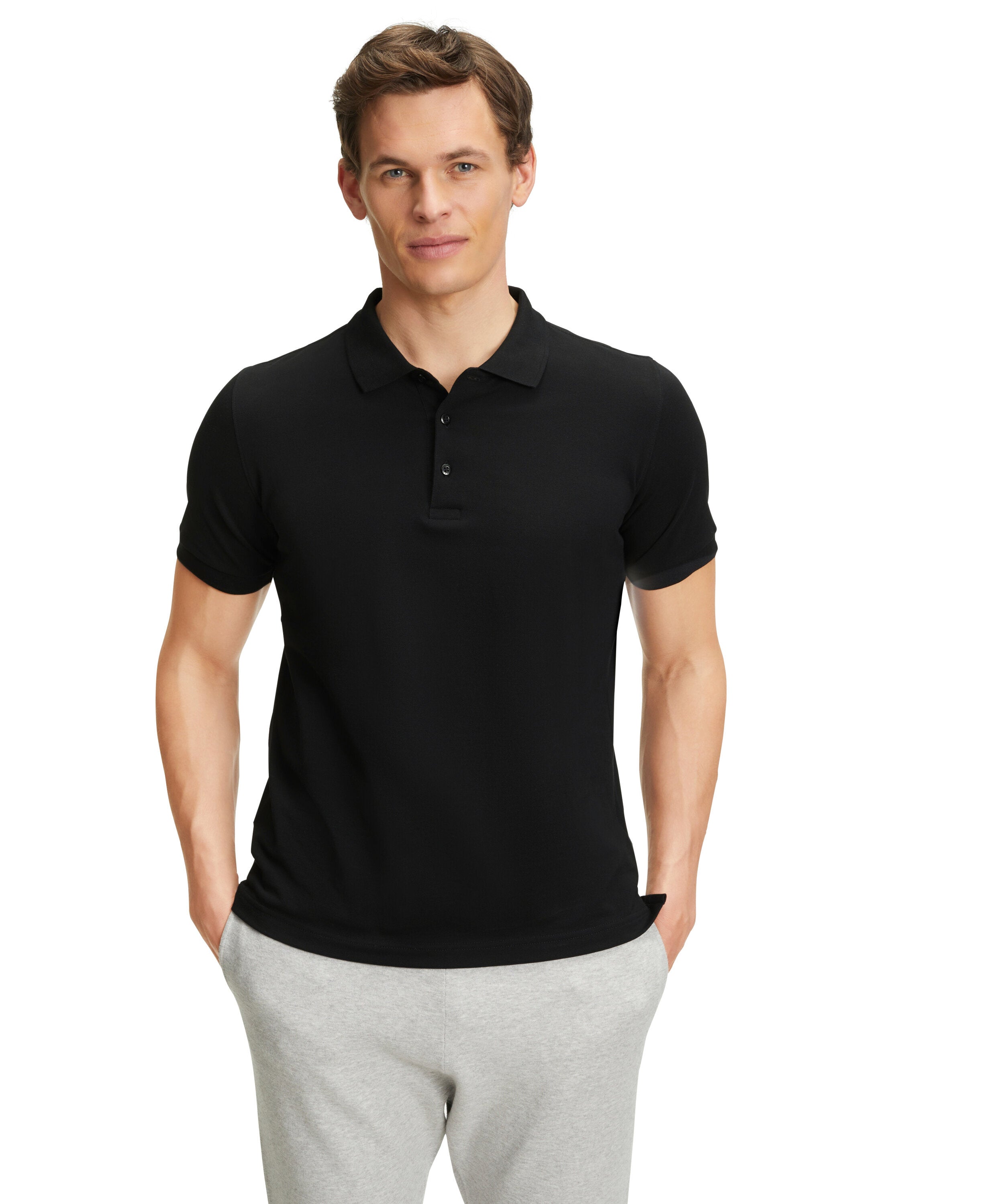 Falke Essential Polo Men Polo shirt - Men - black