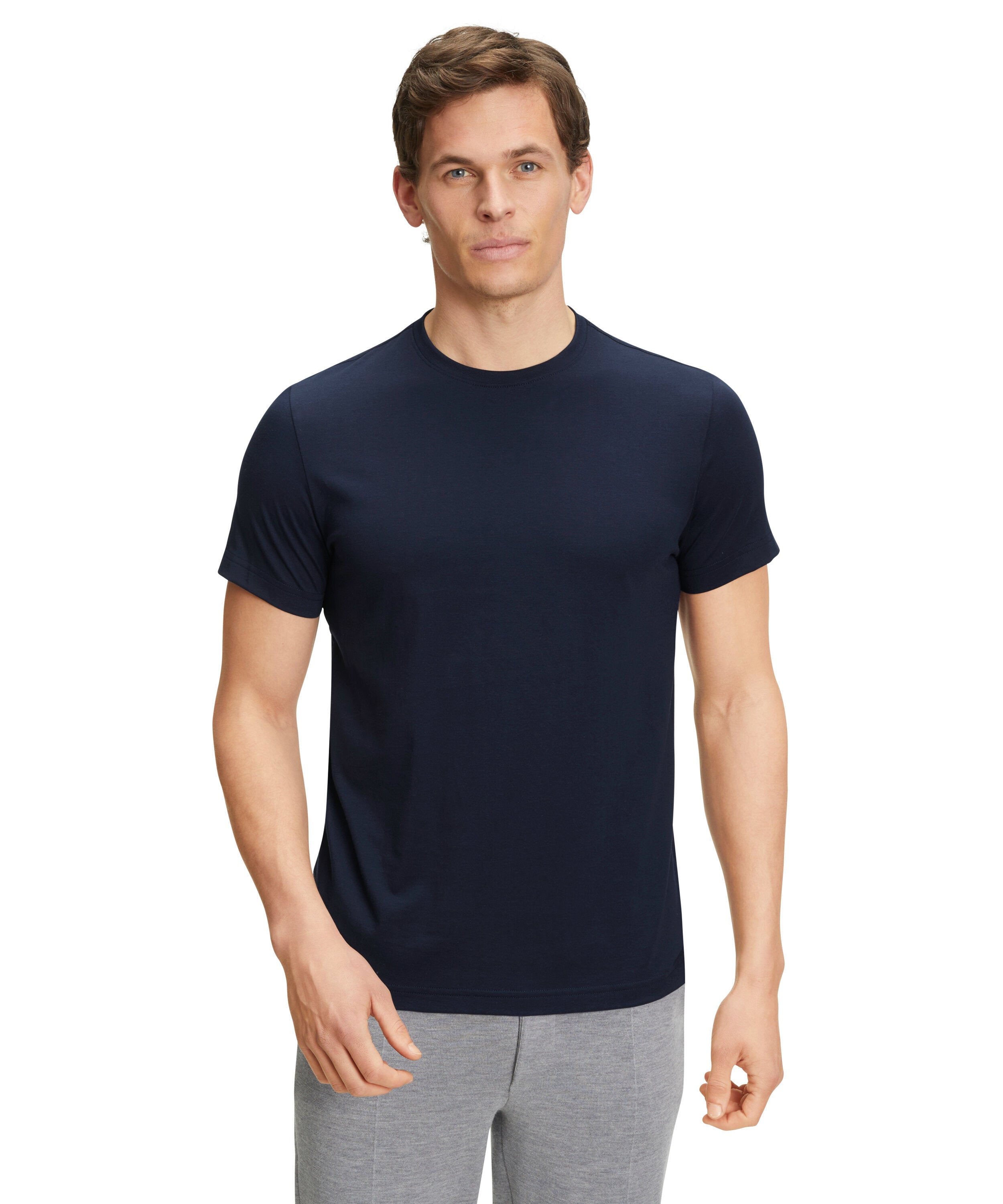Falke Men T-Shirt Round-neck - Men - space blue
