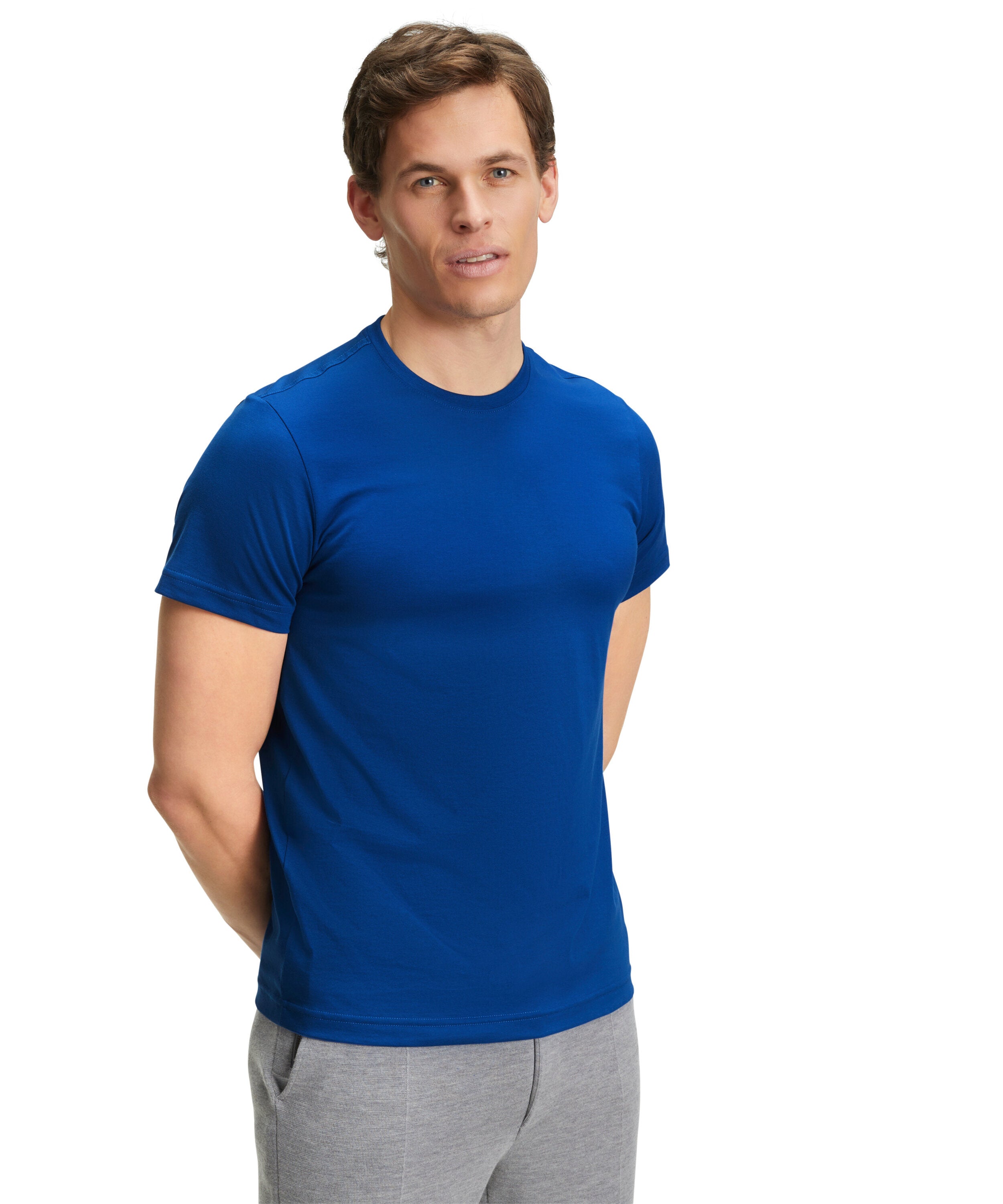 Falke Men T-Shirt Round-neck - Men - petrol blue