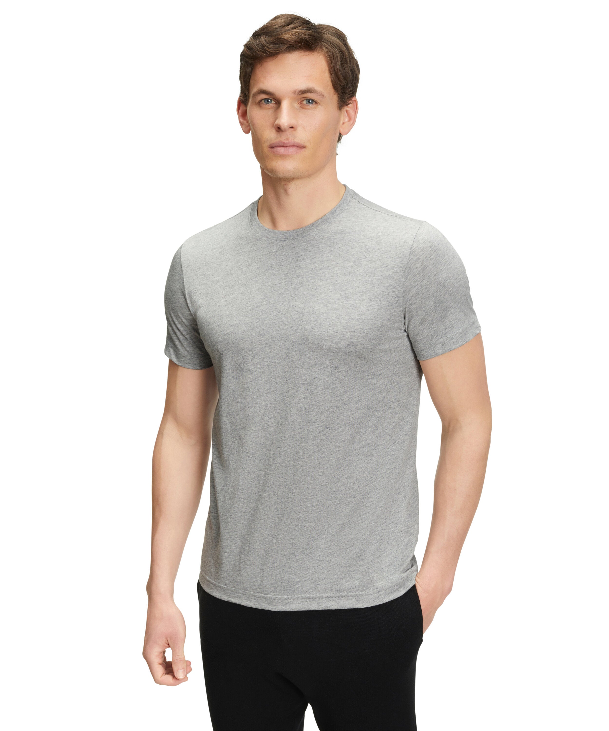 Falke Men T-Shirt Round-neck - Men - light grey