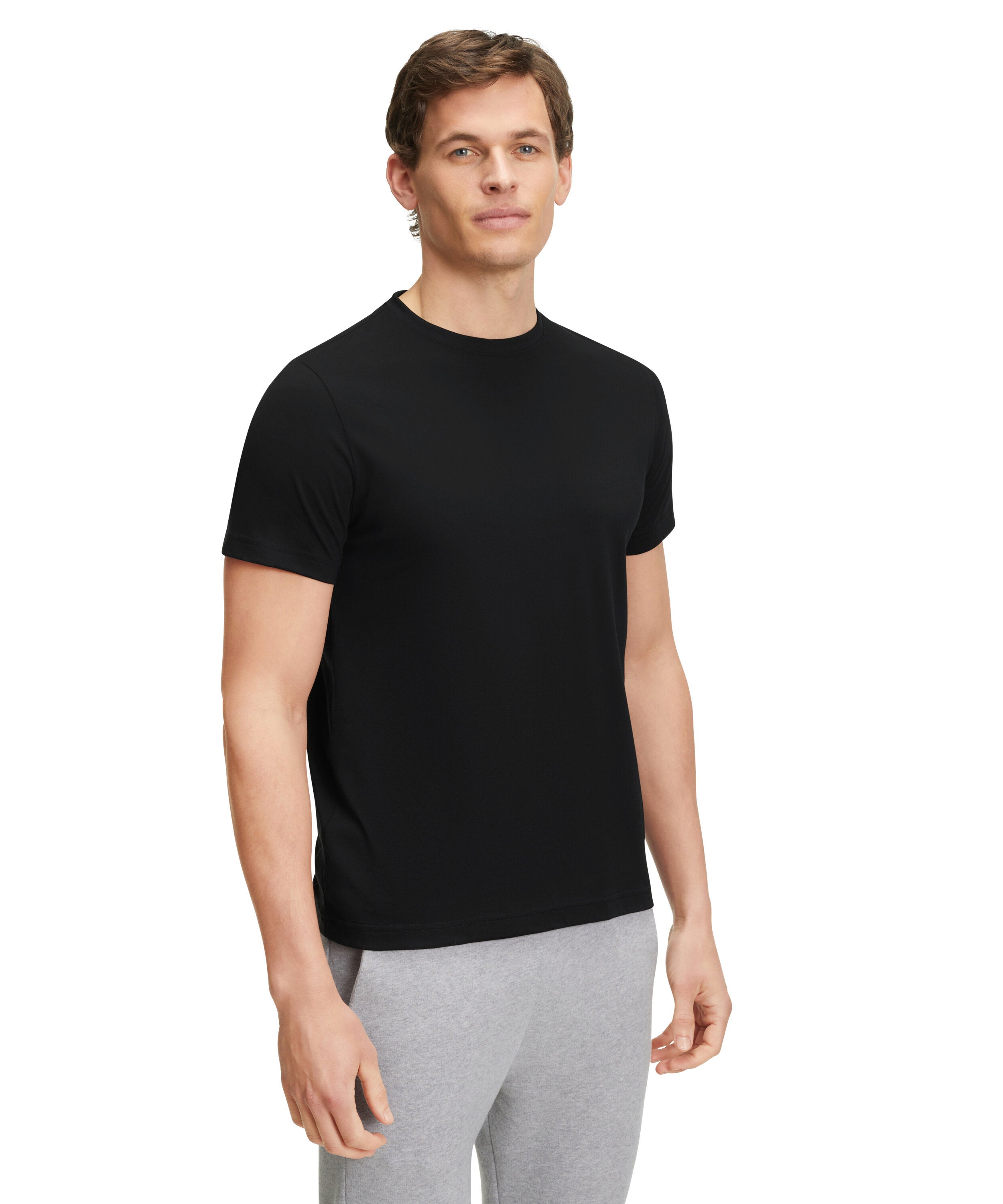 Falke Men T-Shirt Round-neck - Men - black