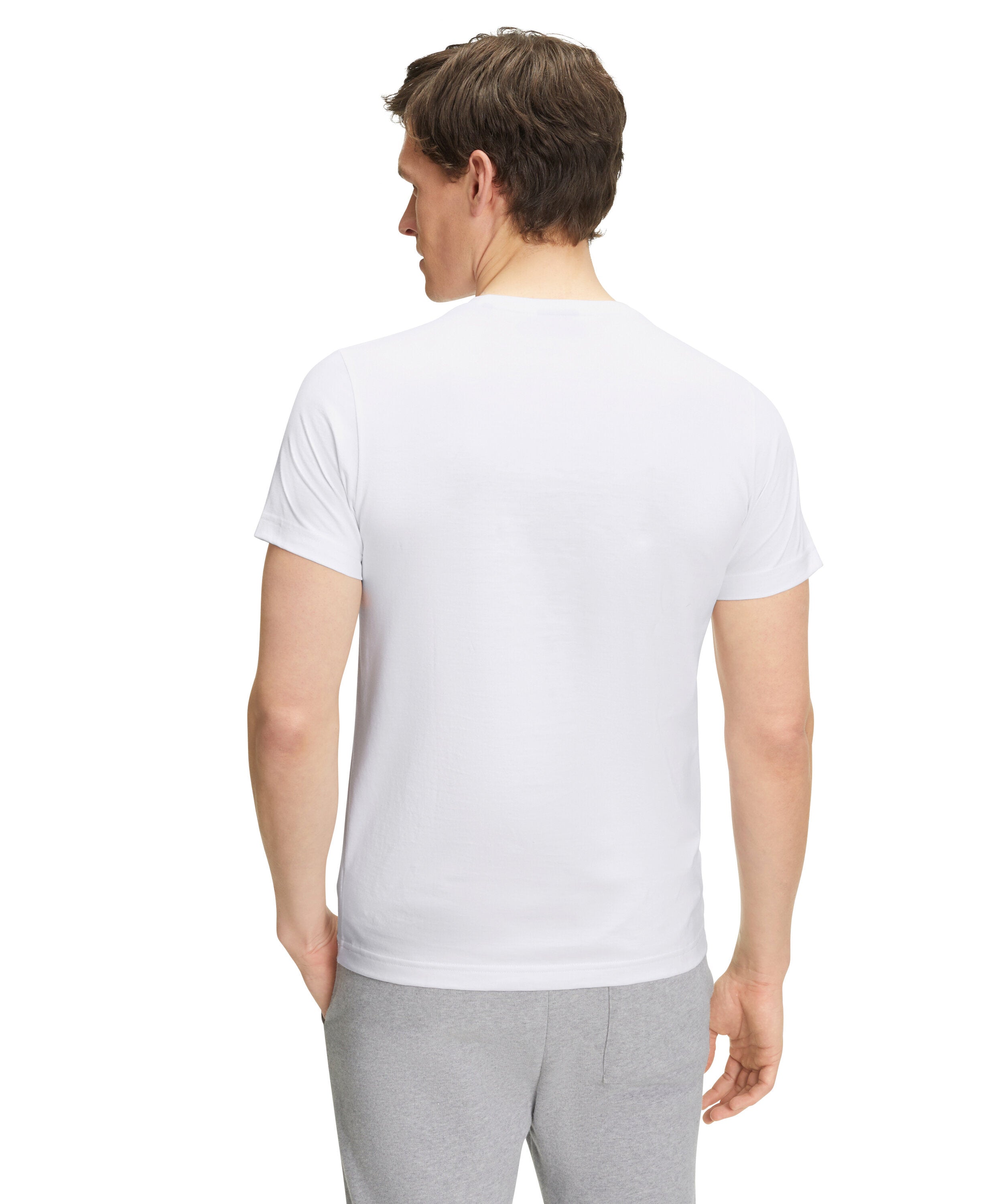 Falke Men T-Shirt Round-neck - Men - white