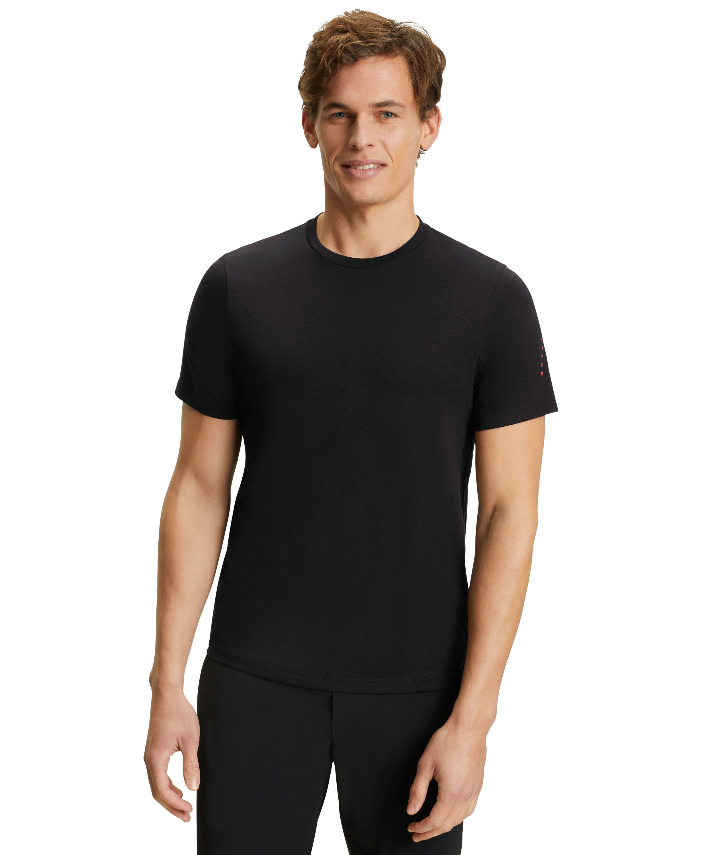 Falke Running Men Training T-Shirt Round-neck - Men - black