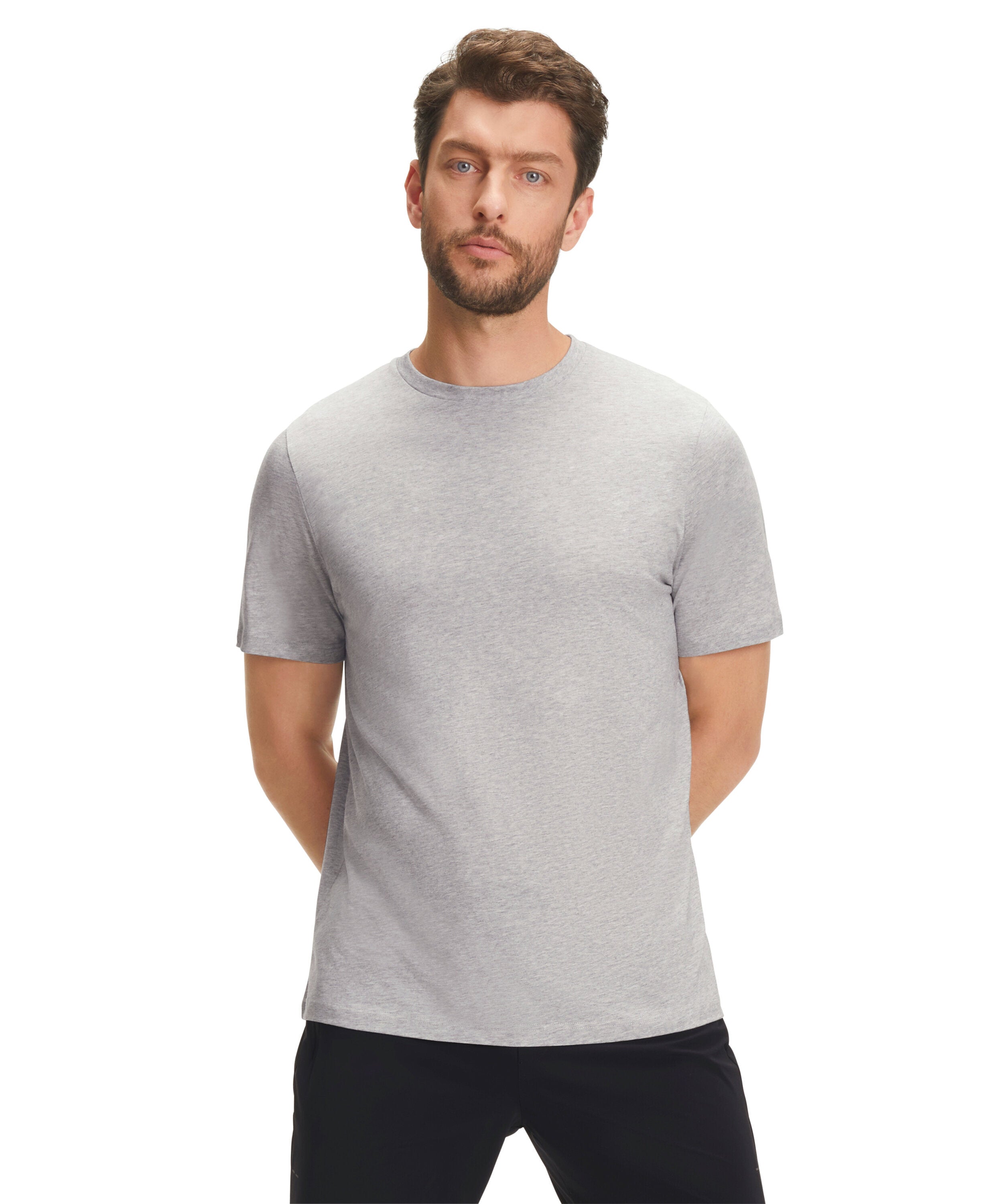 Falke Running Men Training T-Shirt Round-neck - Men - grey-heather