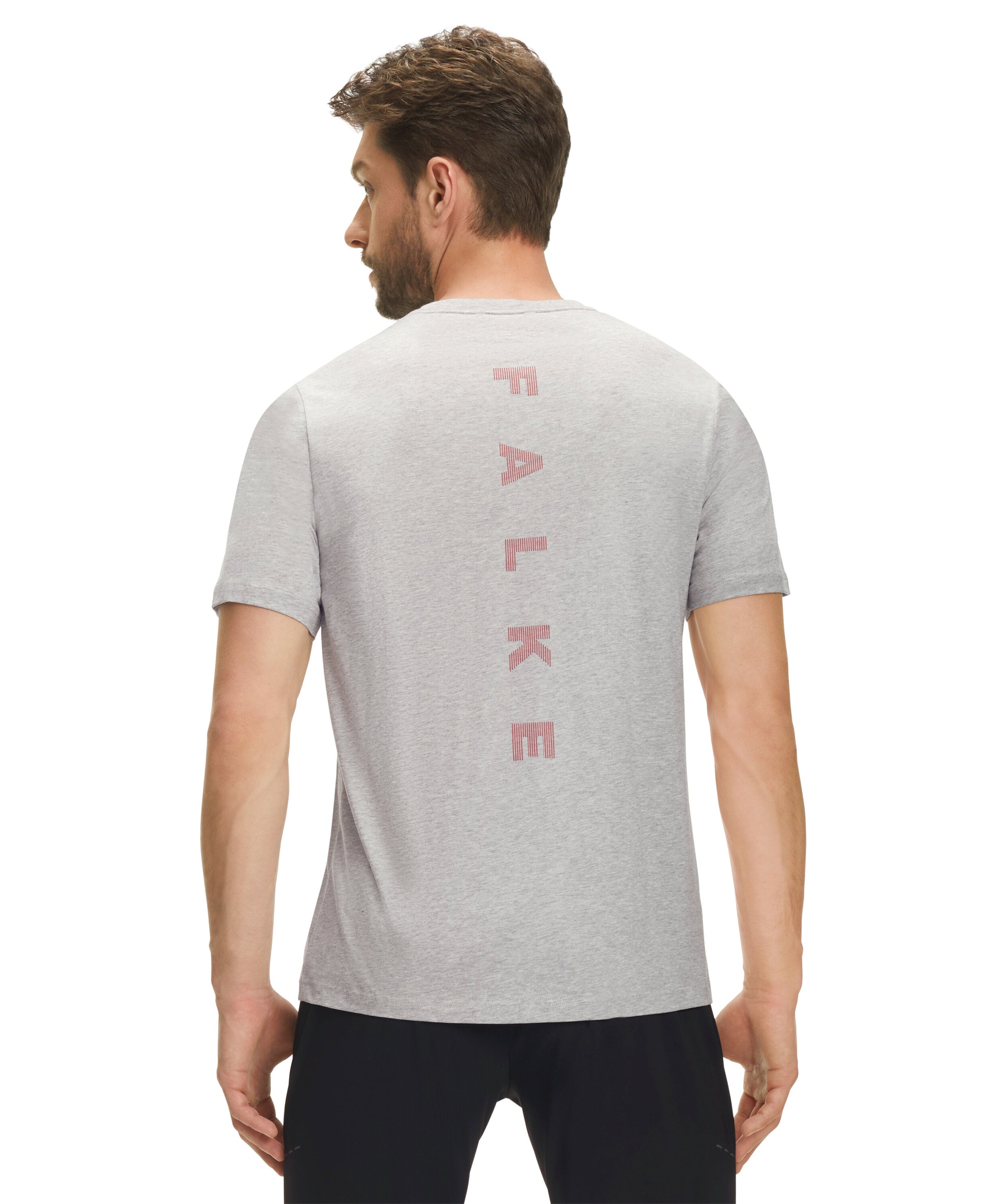Falke Running Men Training T-Shirt Round-neck - Men - grey-heather