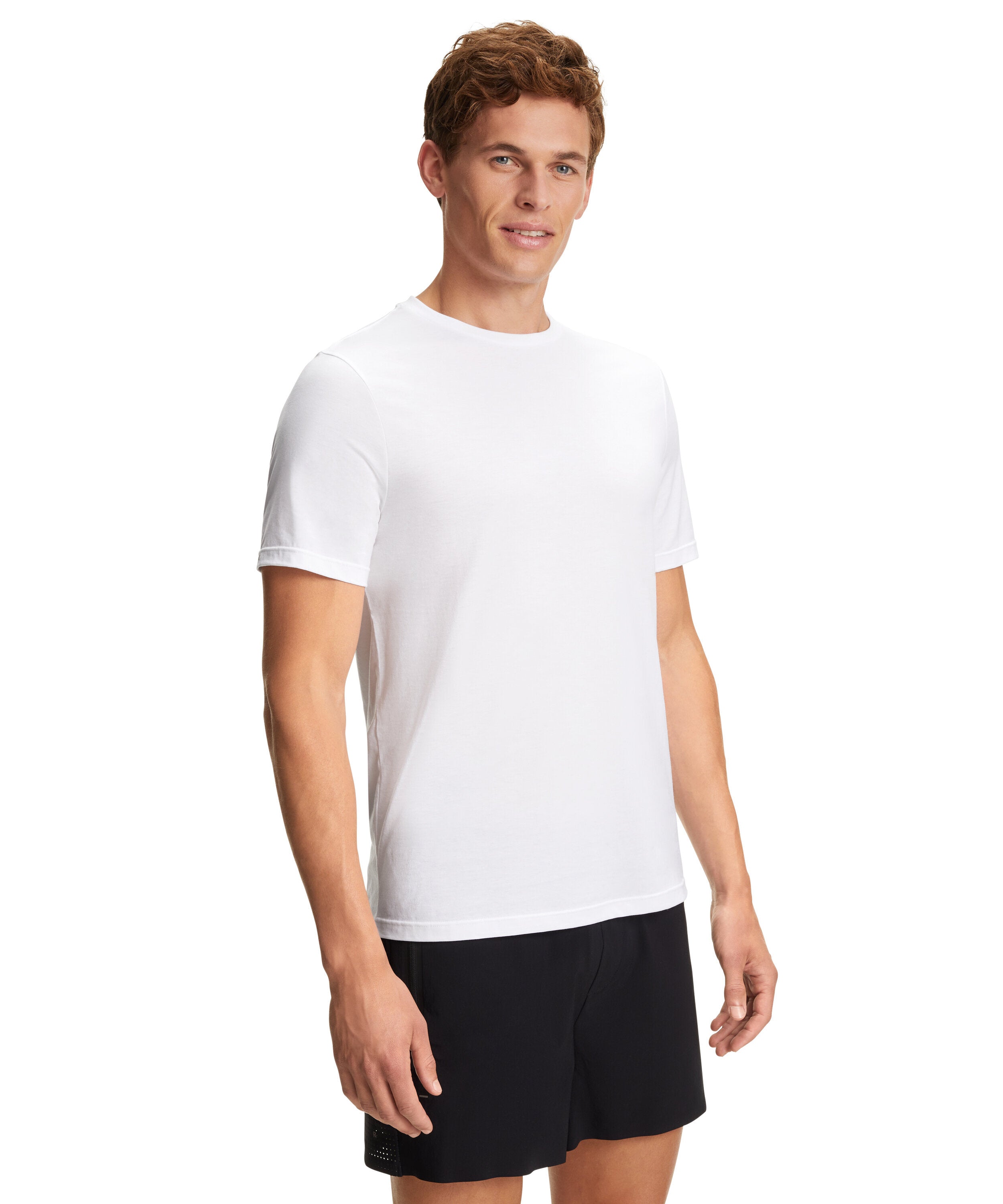 Falke Running Men Training T-Shirt Round-neck - Men - white
