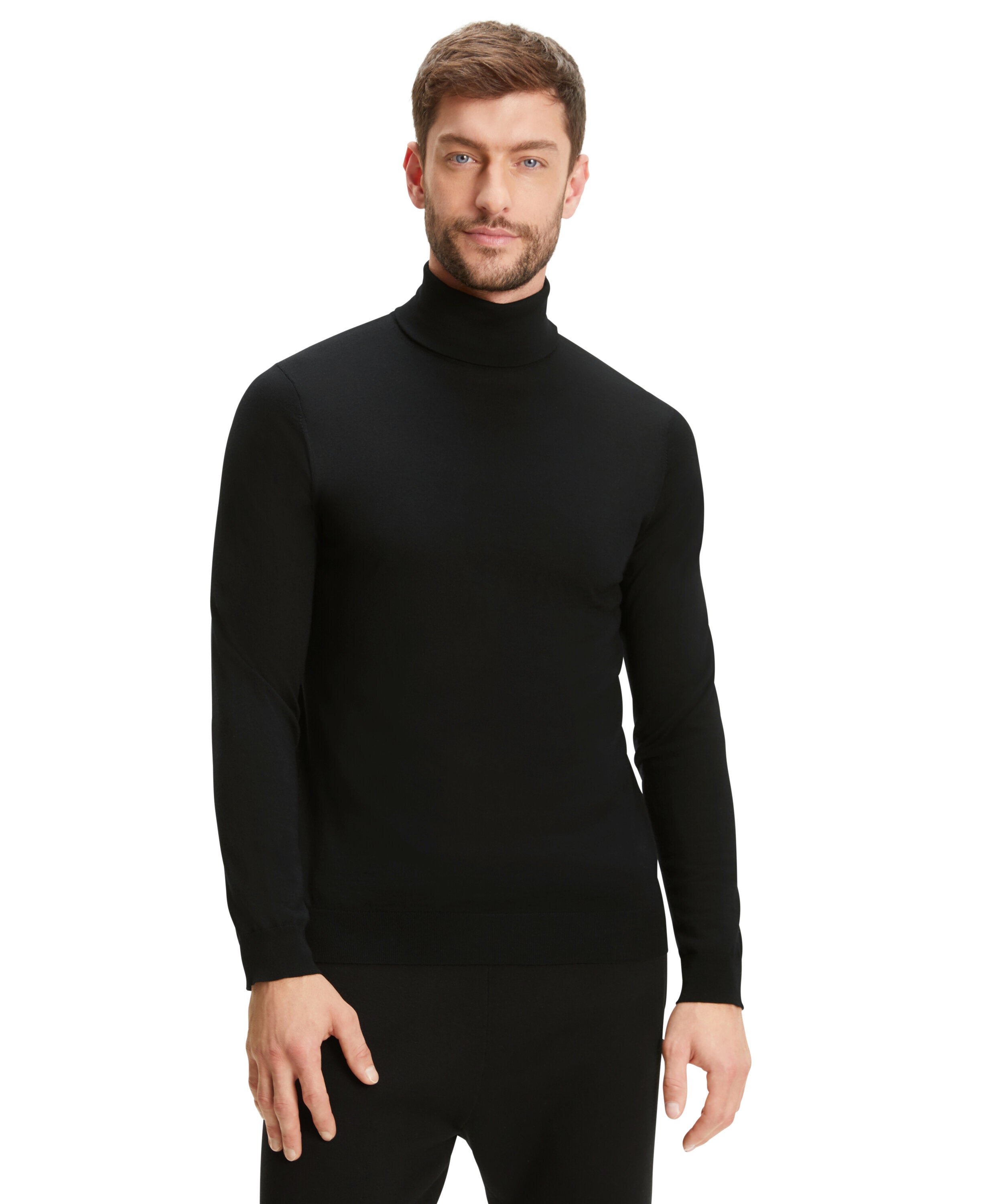 Falke Men Pullover Round-neck - Men - black