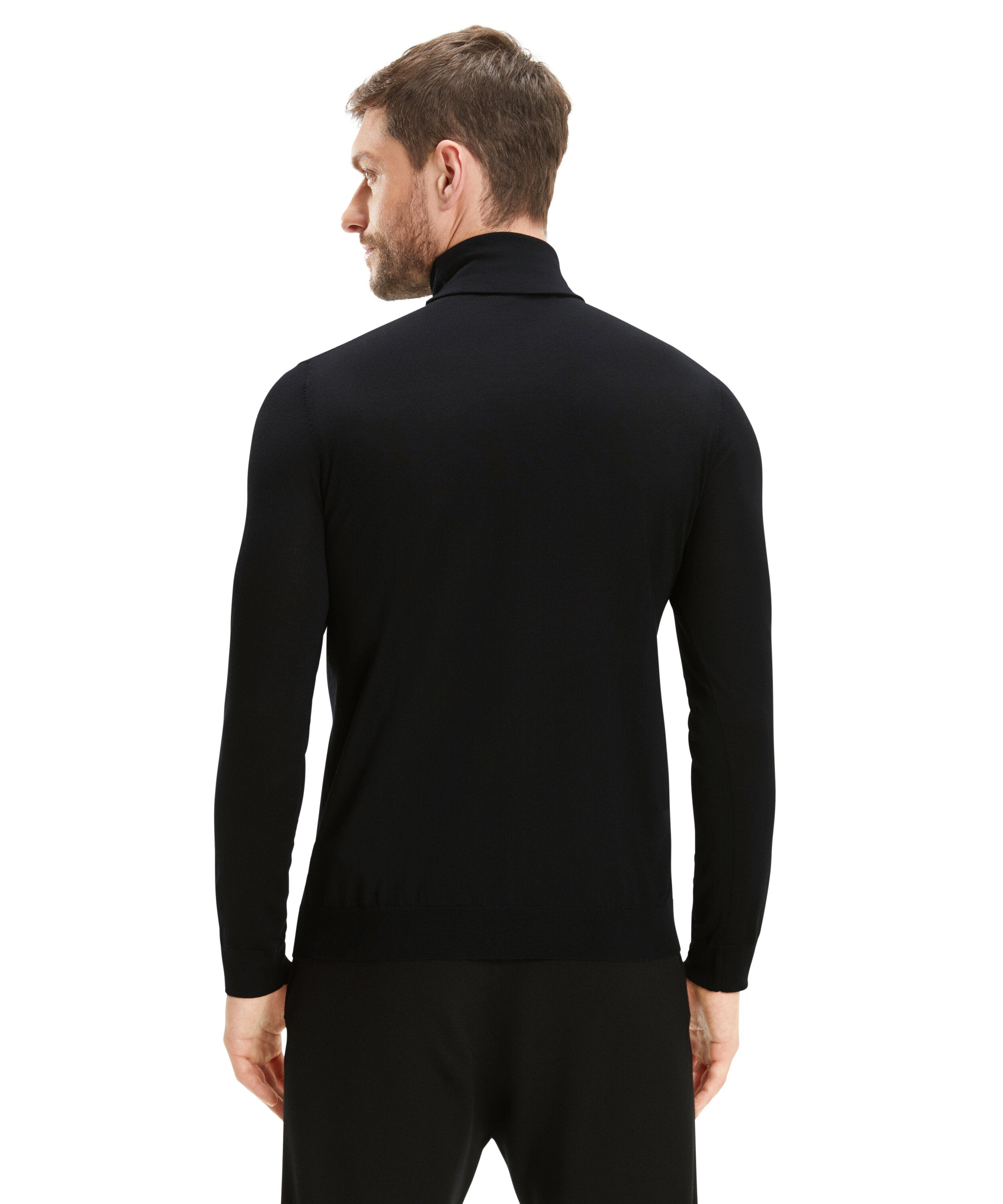 Falke Men Pullover Round-neck - Men - black