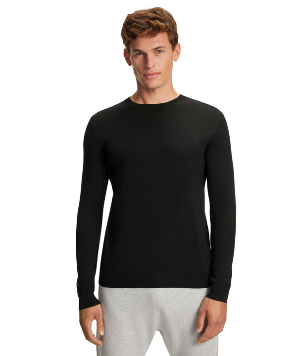 Falke Men Pullover Round-neck - Men - black