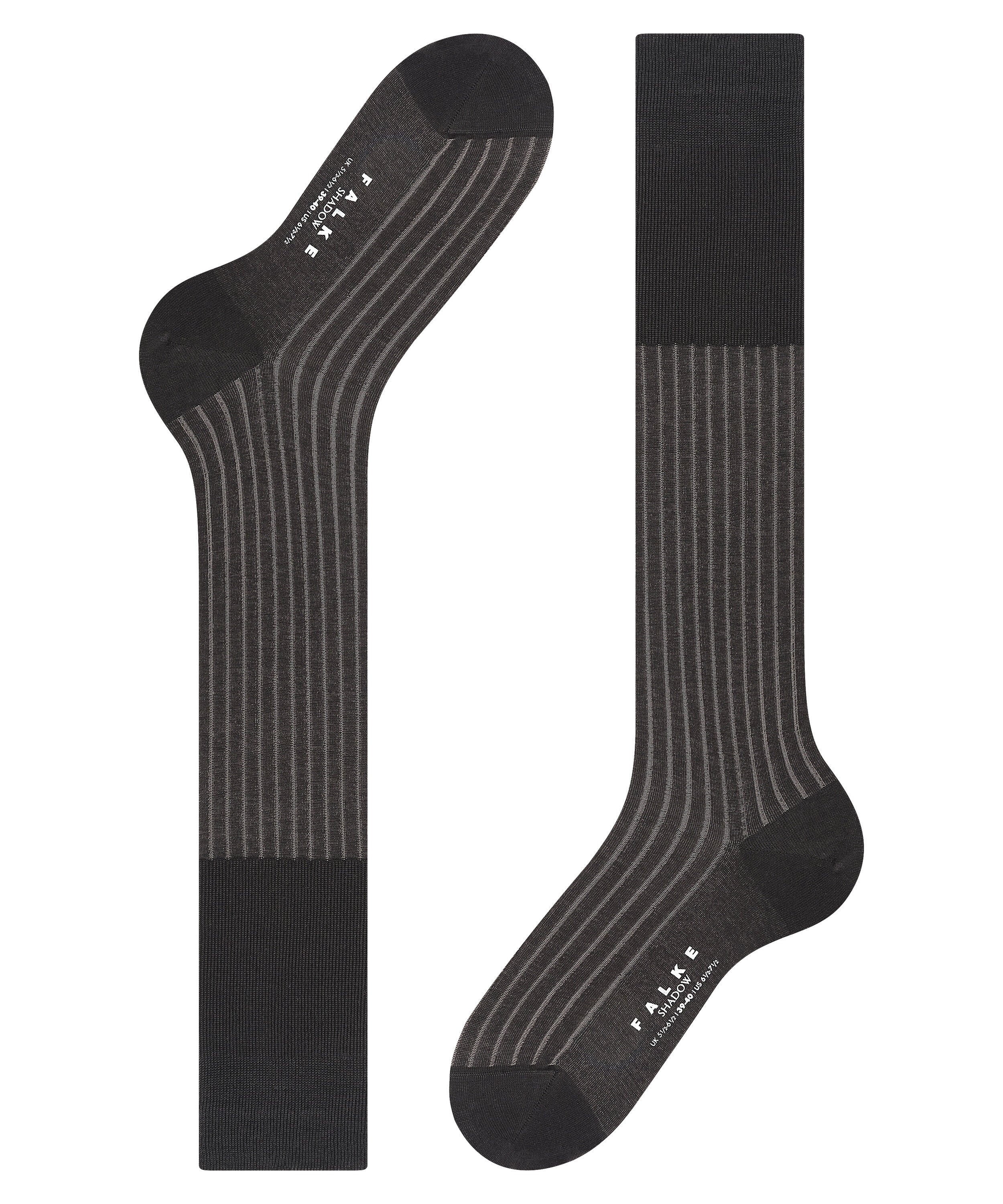 Falke Shadow Men Knee-high socks - Men - grey-white
