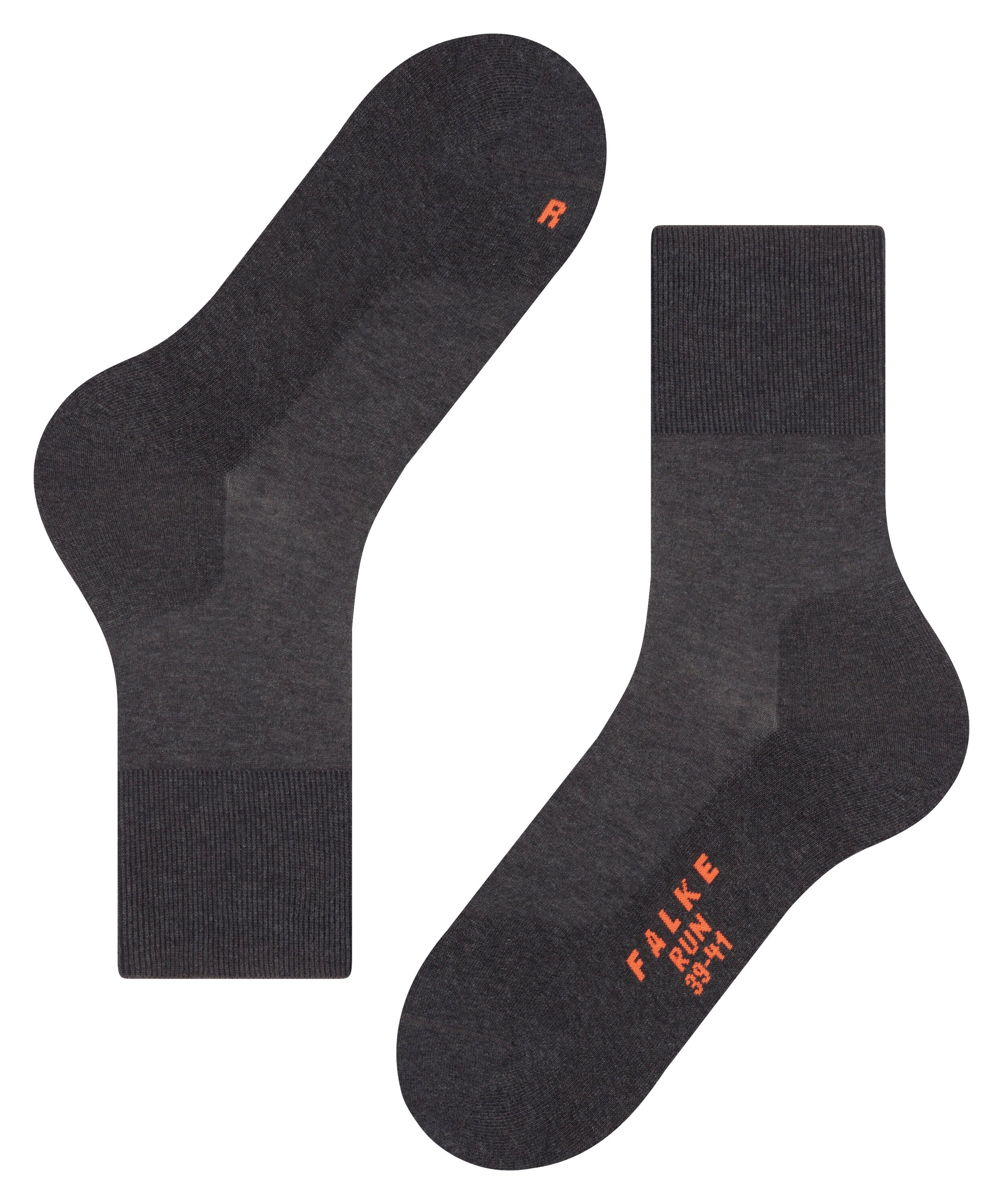 Falke Run Unisex Socks - Unisex - dark grey