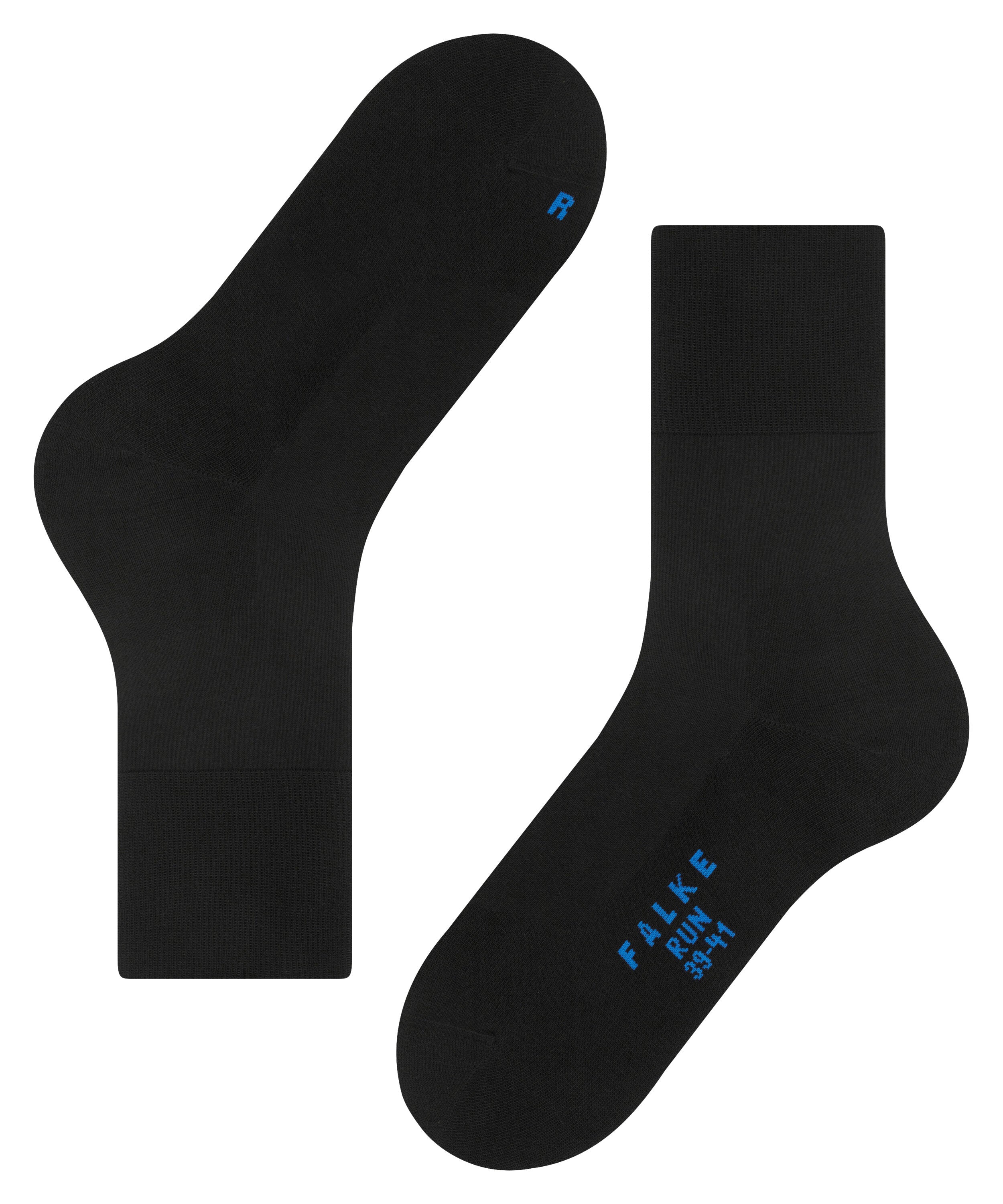 Falke Run Unisex Socks - Unisex - black