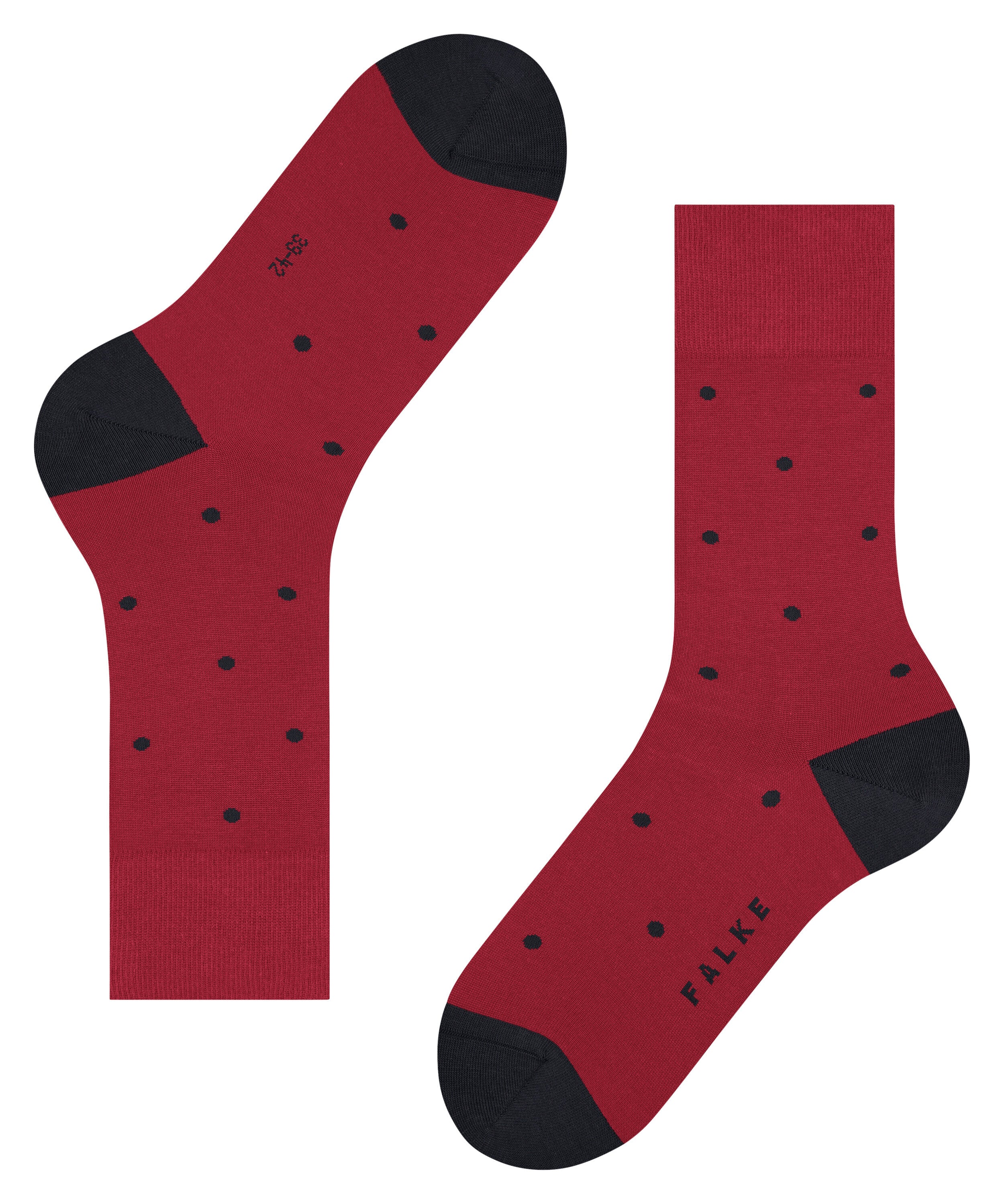Falke Dot Men Socks - Men - scarlet