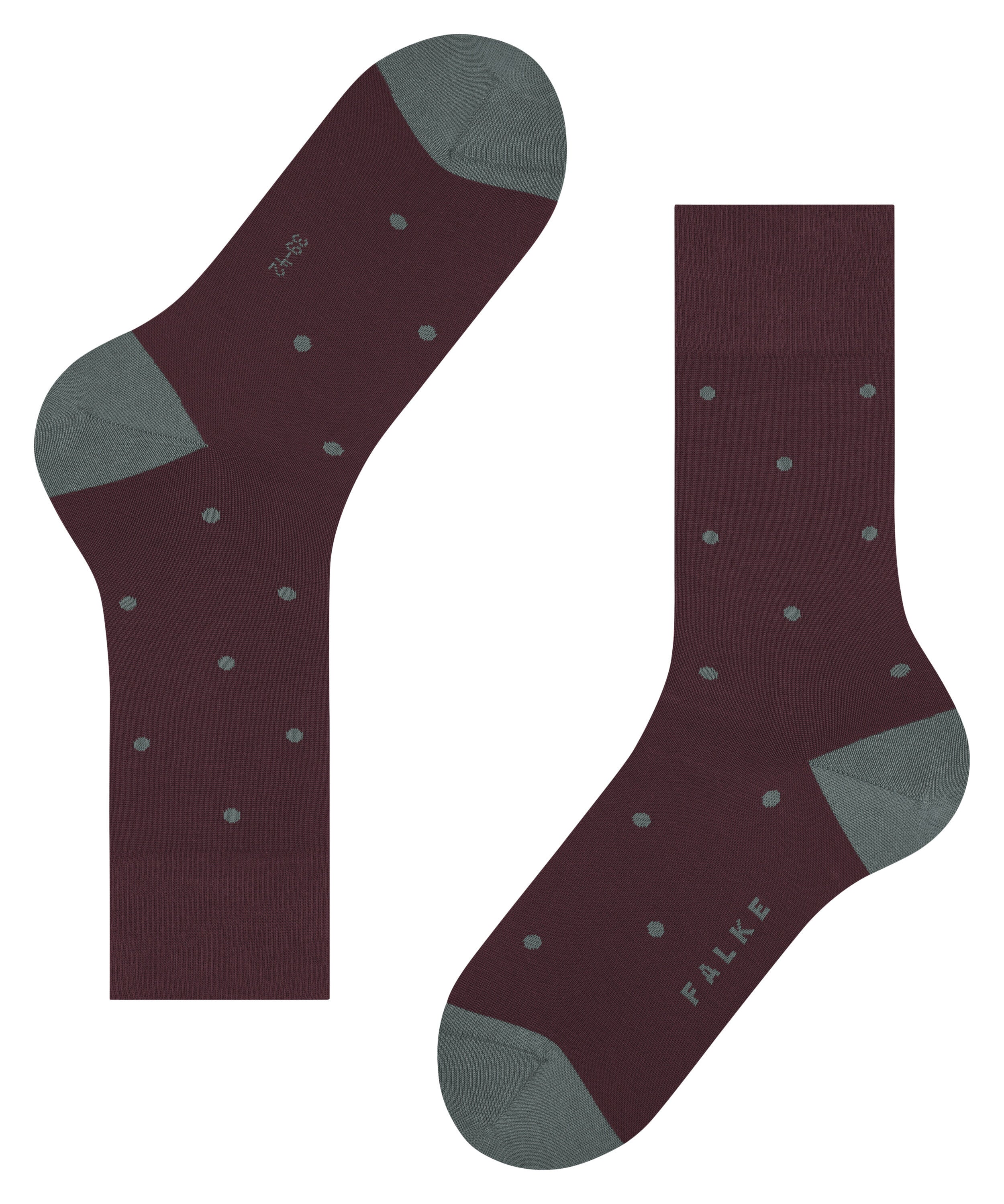Falke Dot Men Socks - Men - barolo