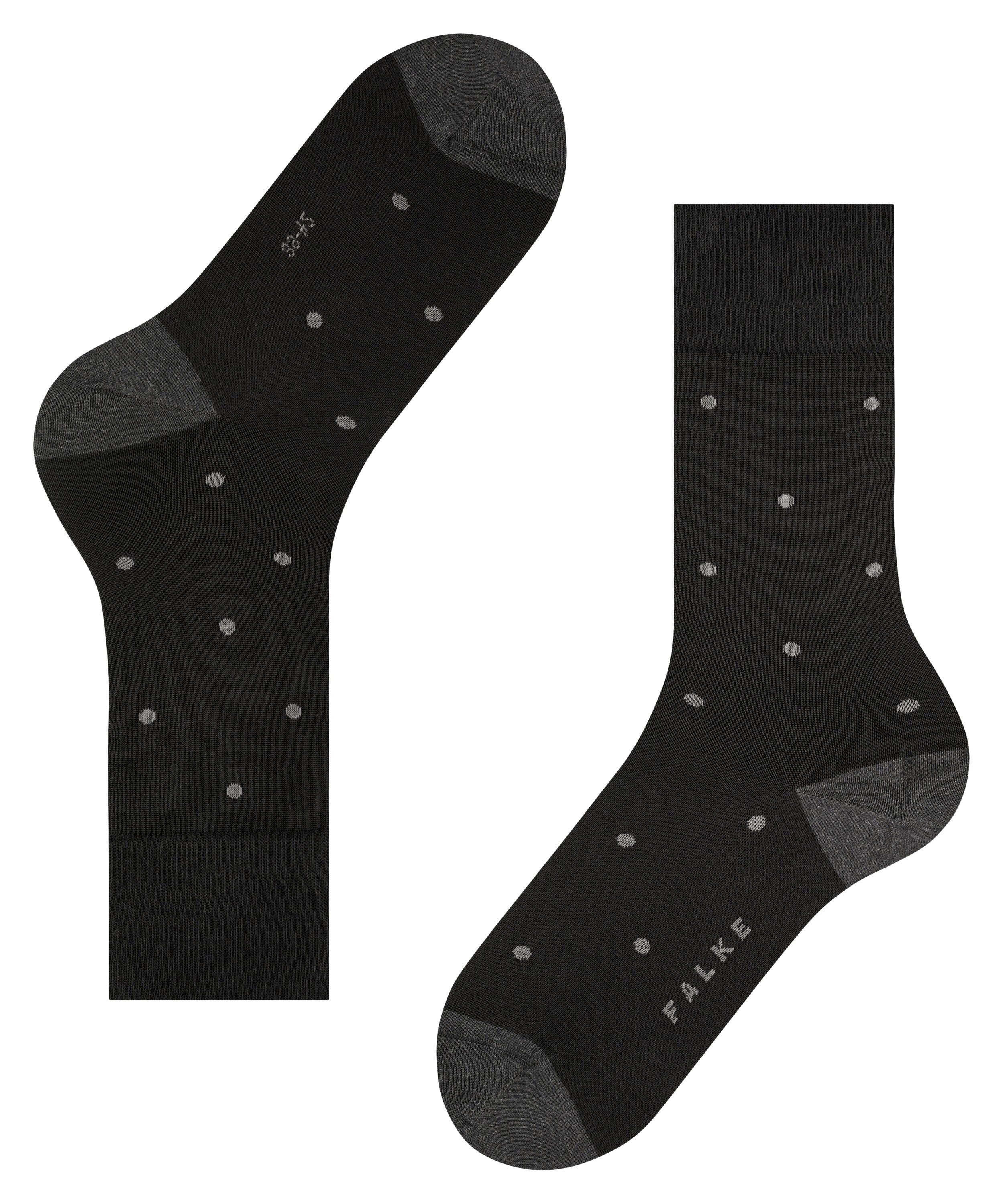 Falke Dot Men Socks - Men - anthracite mel.