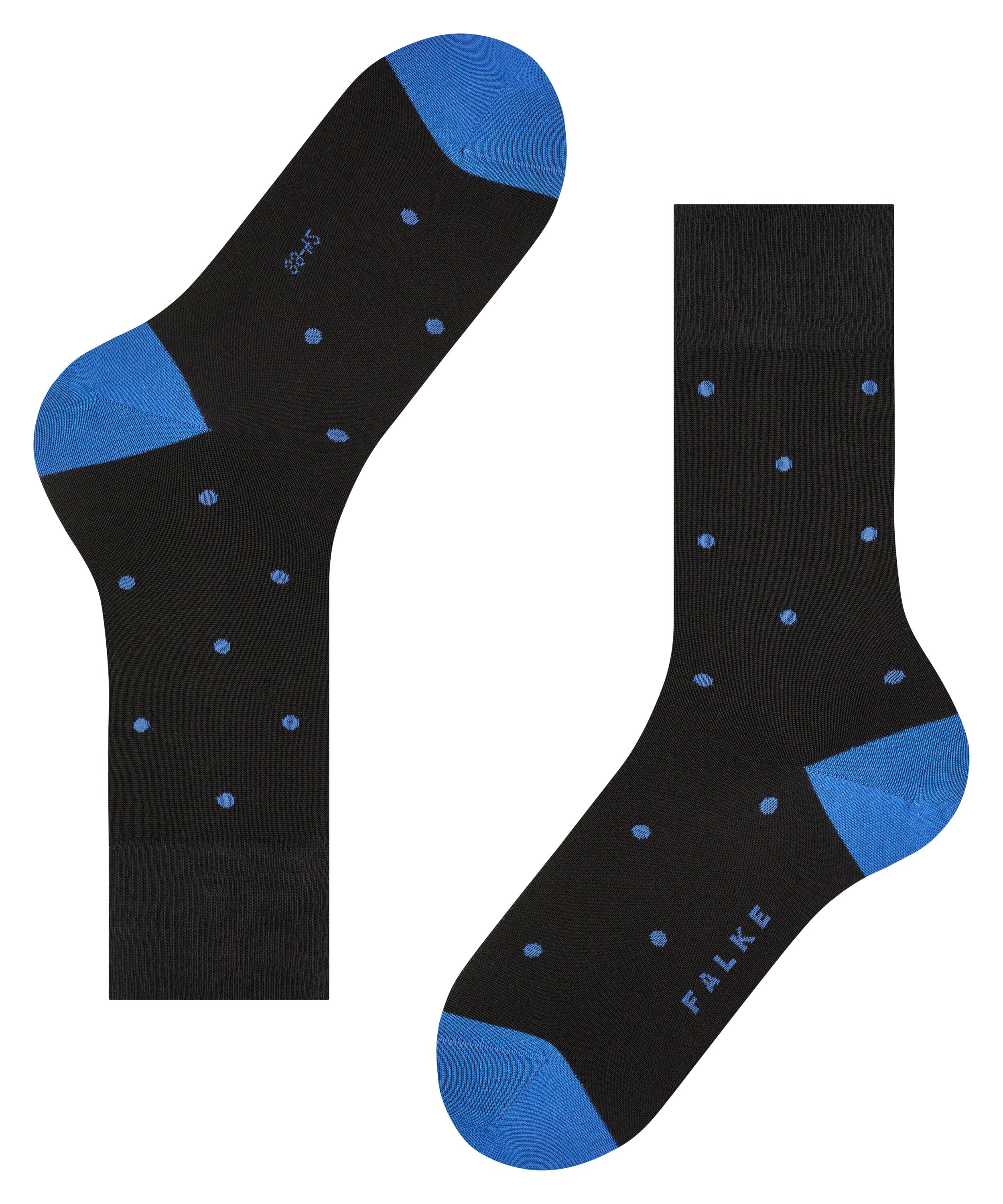 Falke Dot Men Socks - Men - black-mix