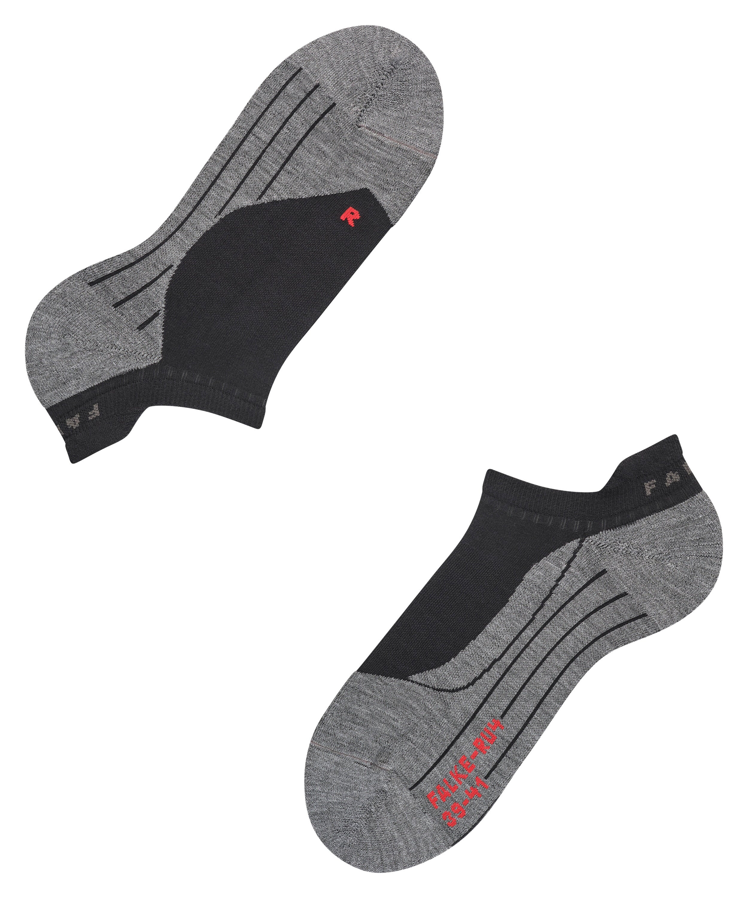 Falke RU4 Endurance Invisible Men Running Invisibles - Men - black-mix