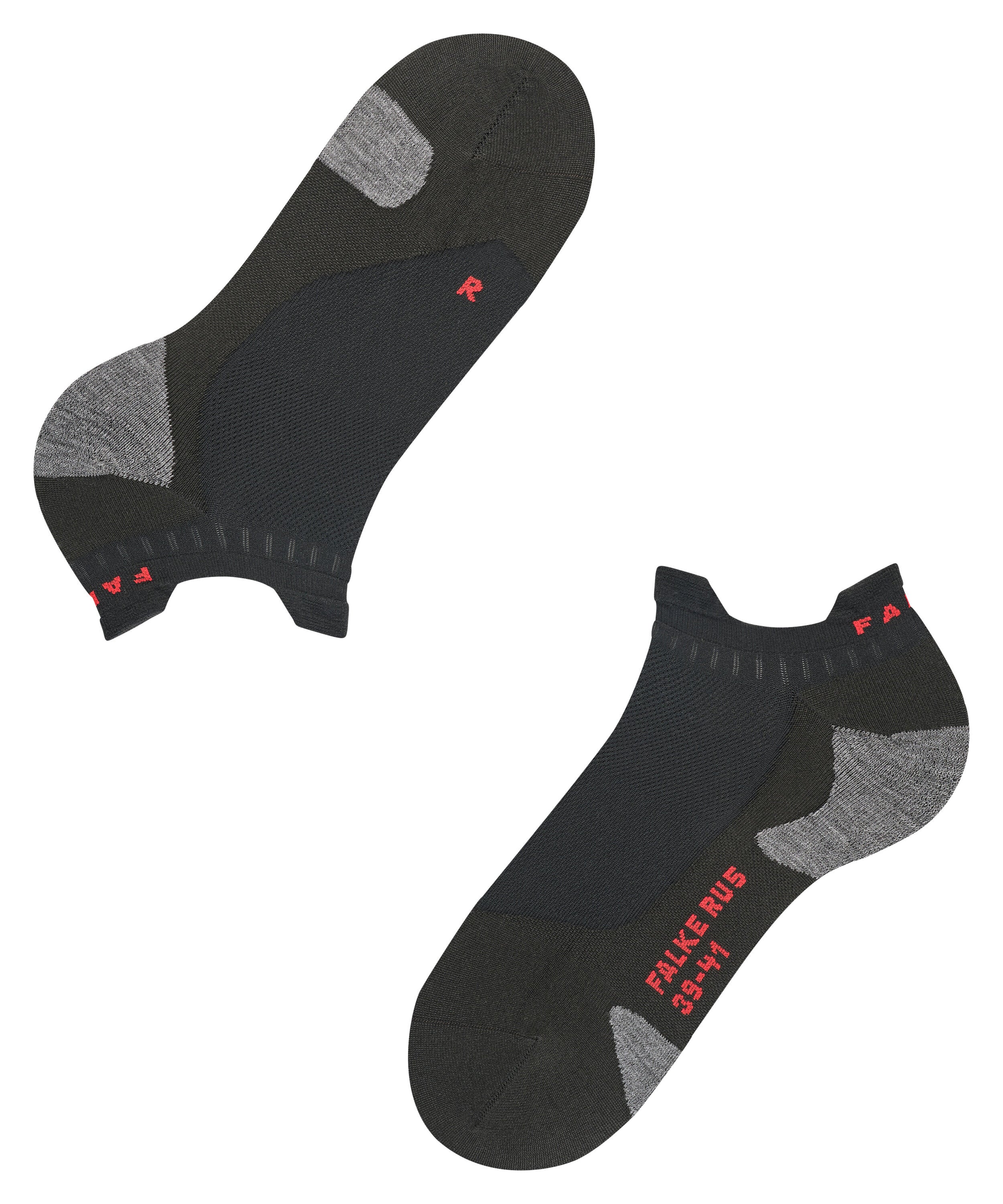 Falke RU5 Race Invisible Men Running Invisibles - Men - black-mix