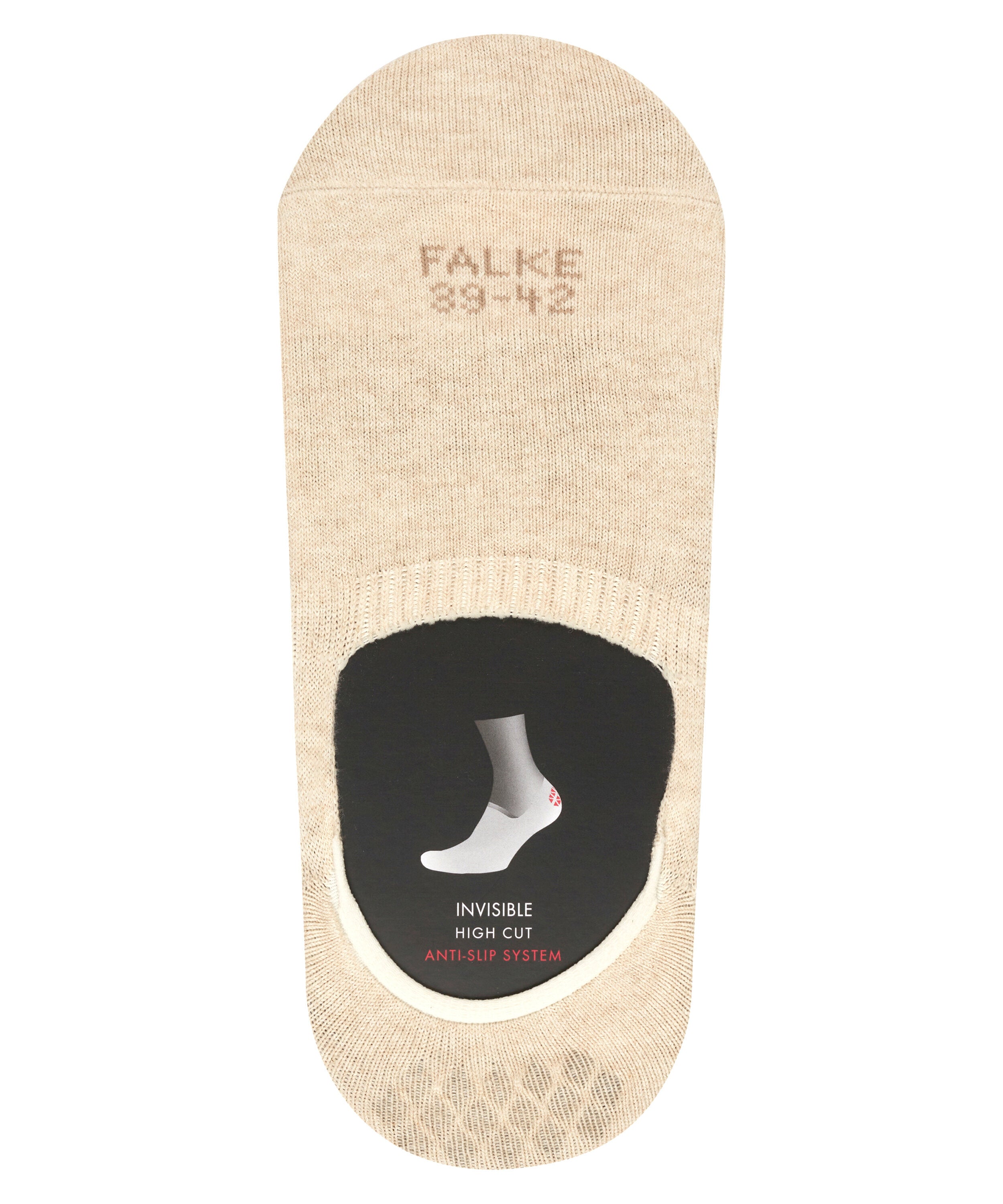Falke Step High Cut Men Invisibles - Men - sand mel.