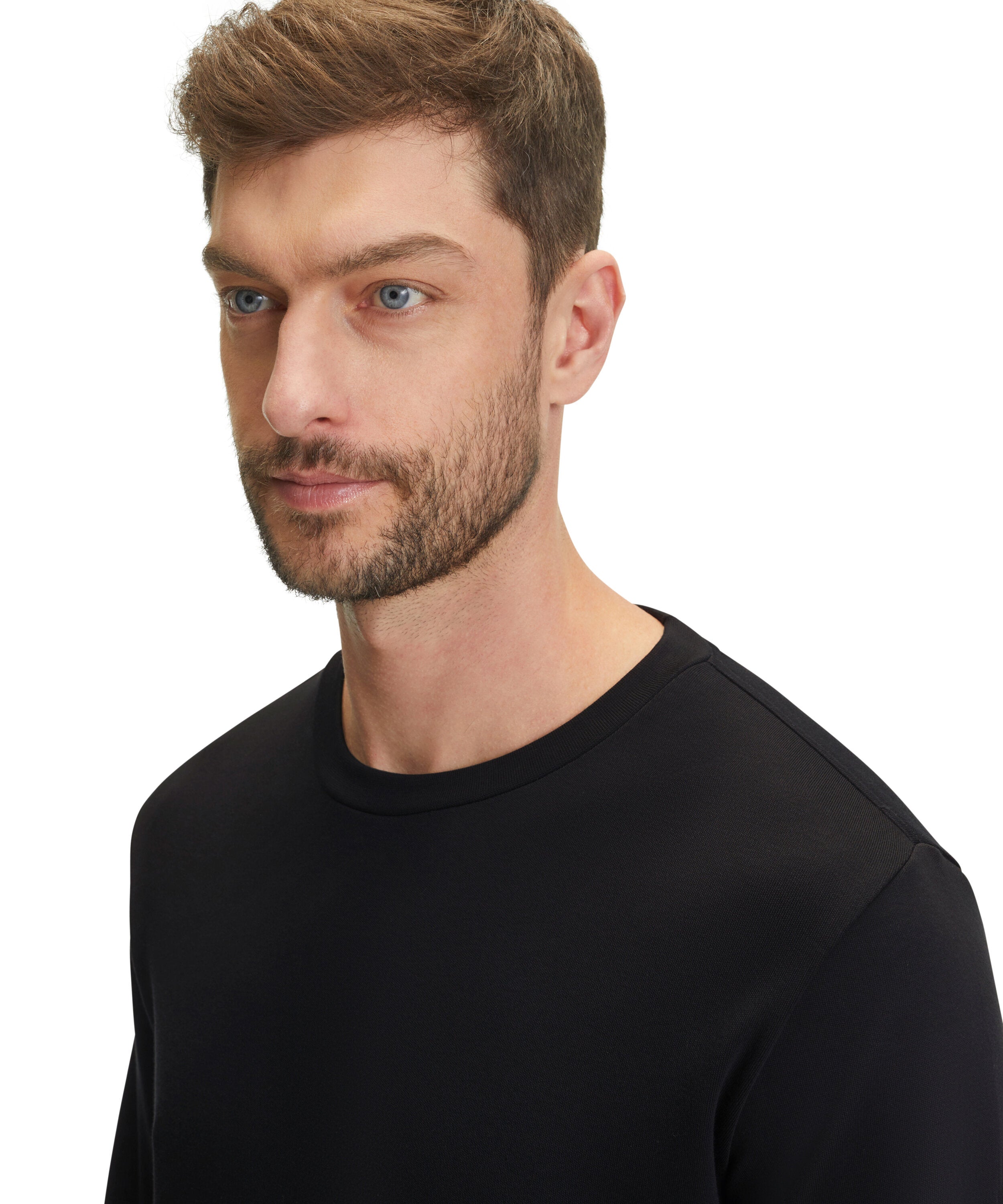 Falke Men Long-sleeve shirt Round-neck - Men - black