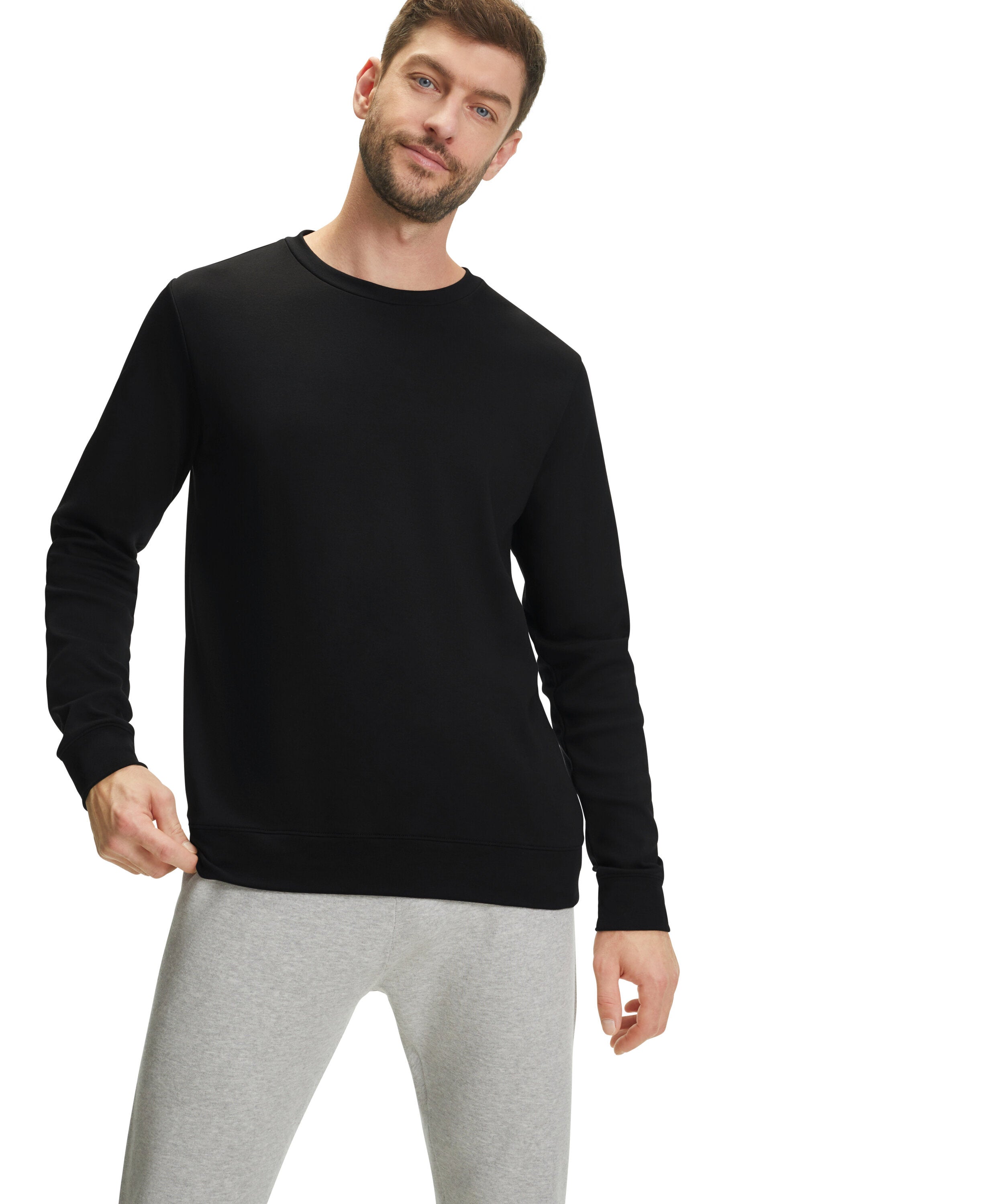 Falke Men Long-sleeve shirt Round-neck - Men - black