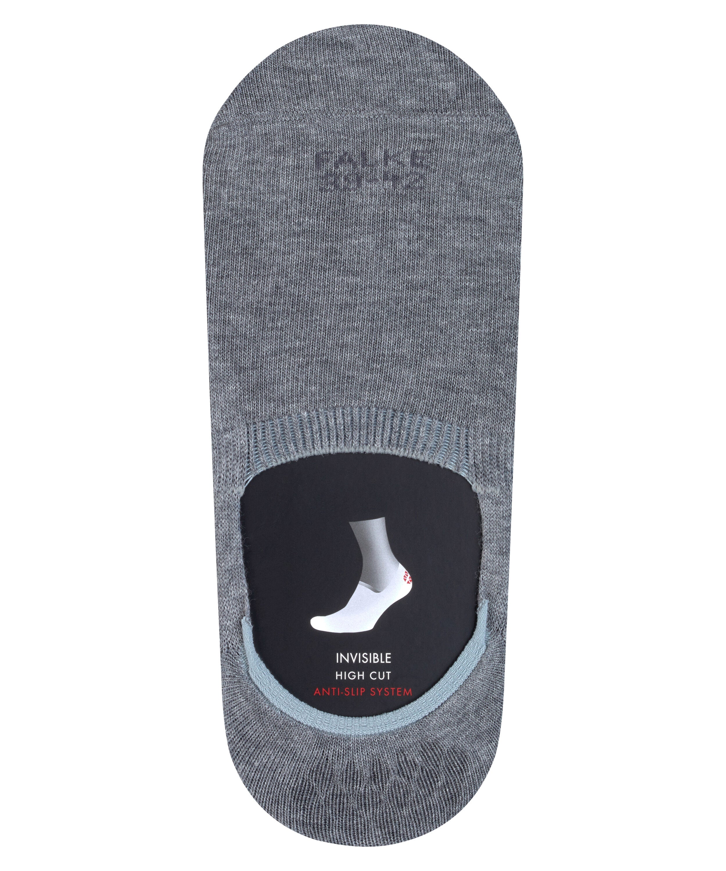 Falke Step High Cut Men Invisibles - Men - light greymel.