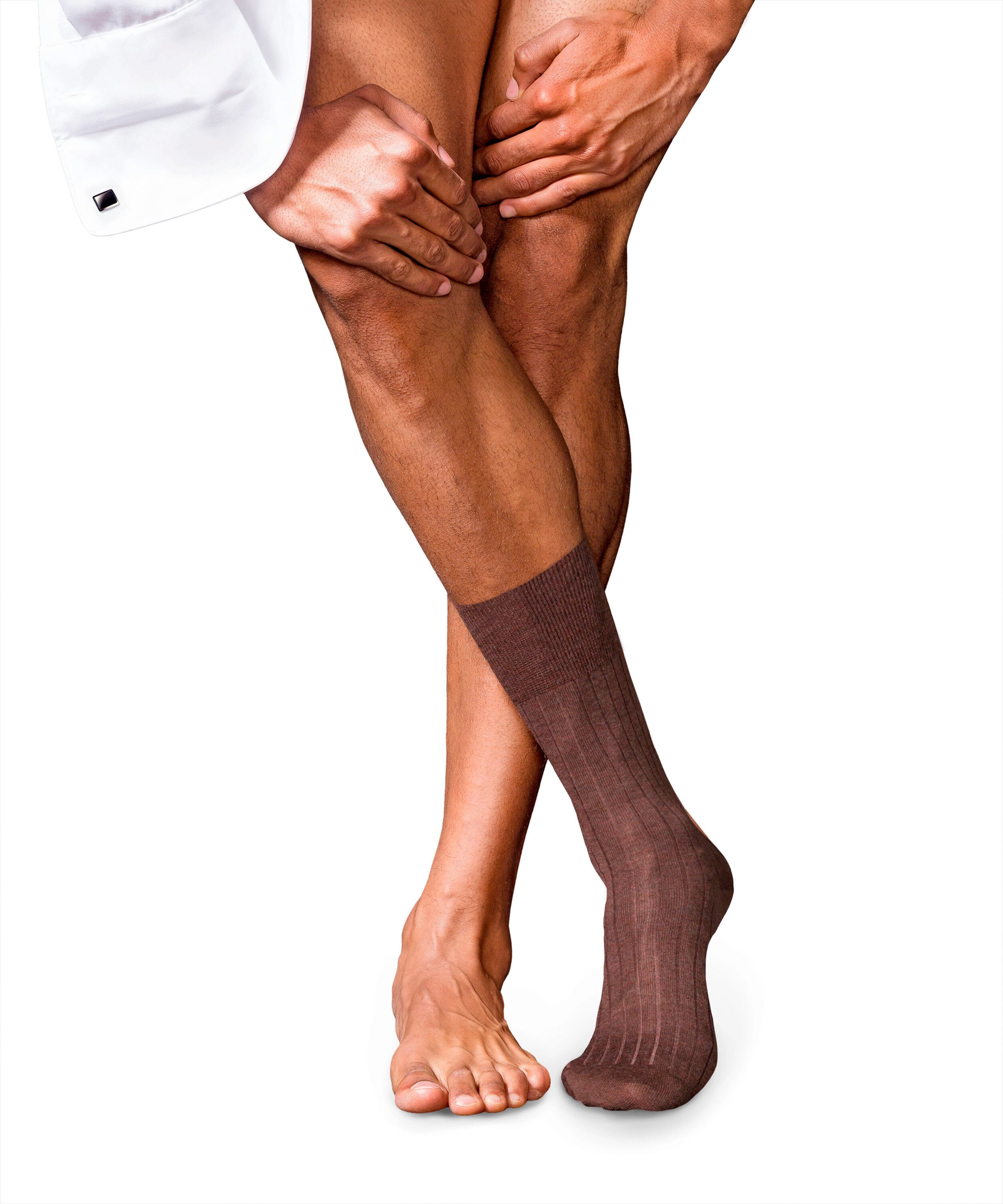 Falke No. 2 Finest Cashmere Men Socks - Men - teak melange
