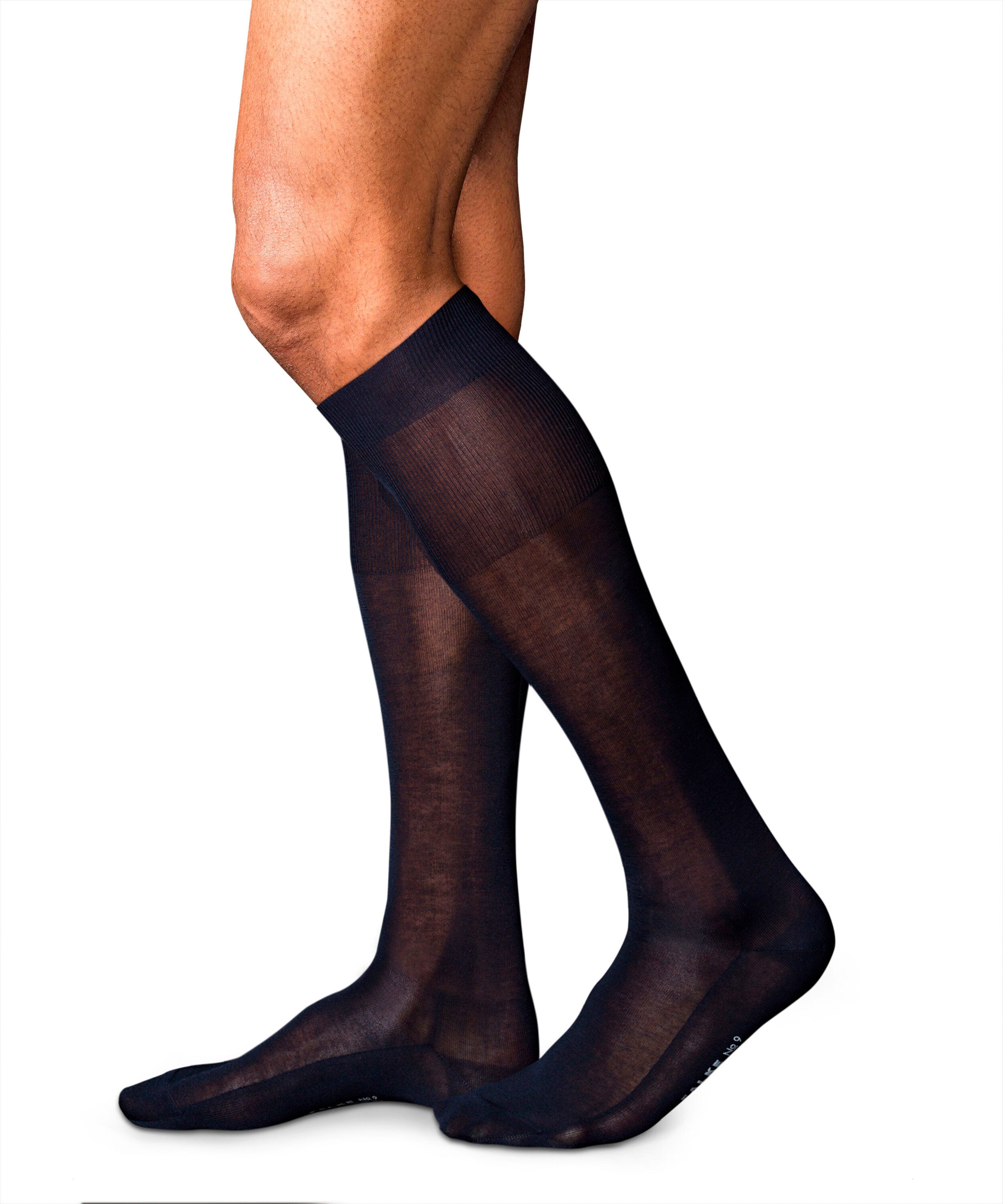Falke No. 9 Pure Fil d´Écosse Men Knee-high socks - Men - dark navy