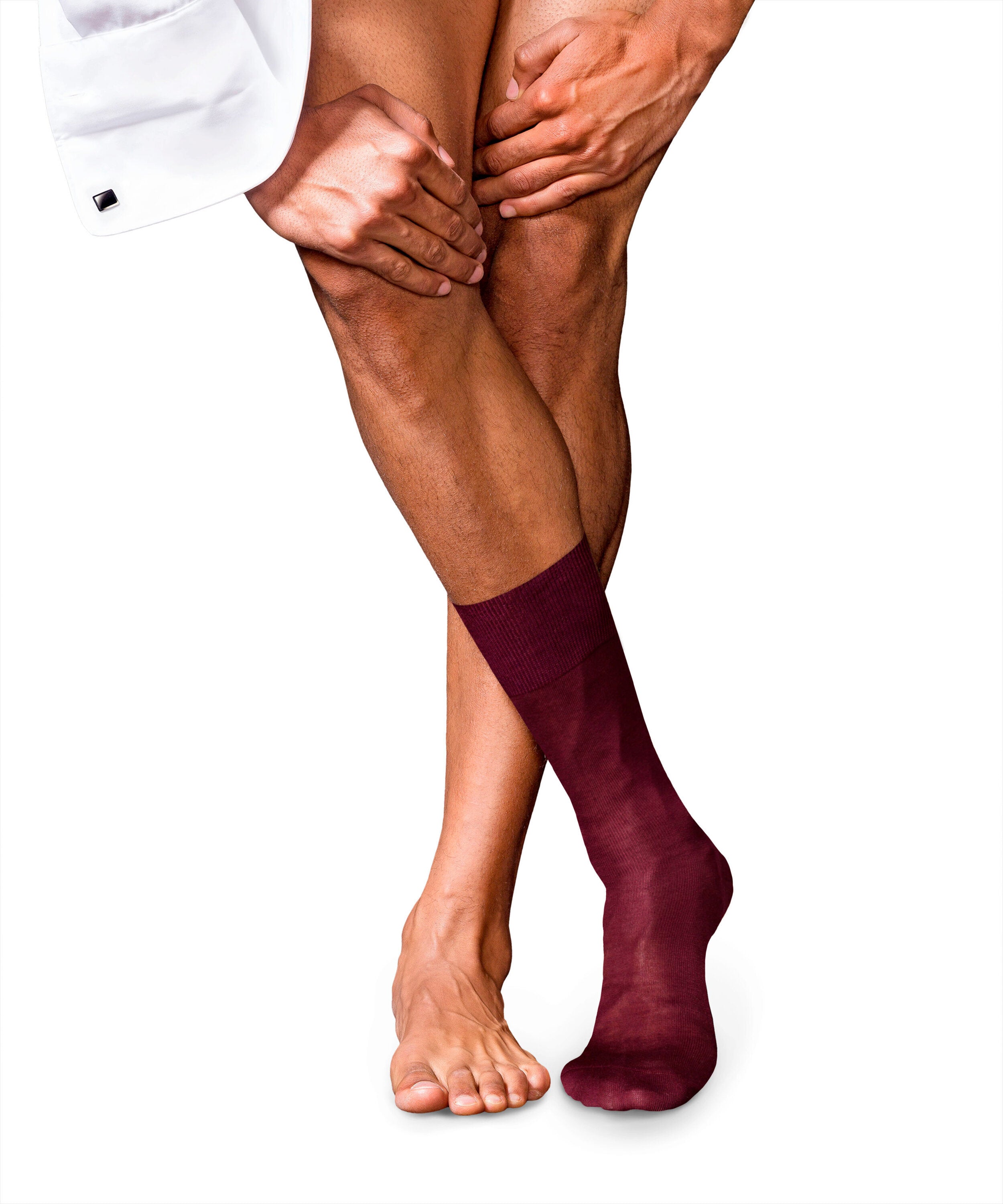 Falke No. 9 Pure Fil d´Écosse Men Socks - Men - barolo