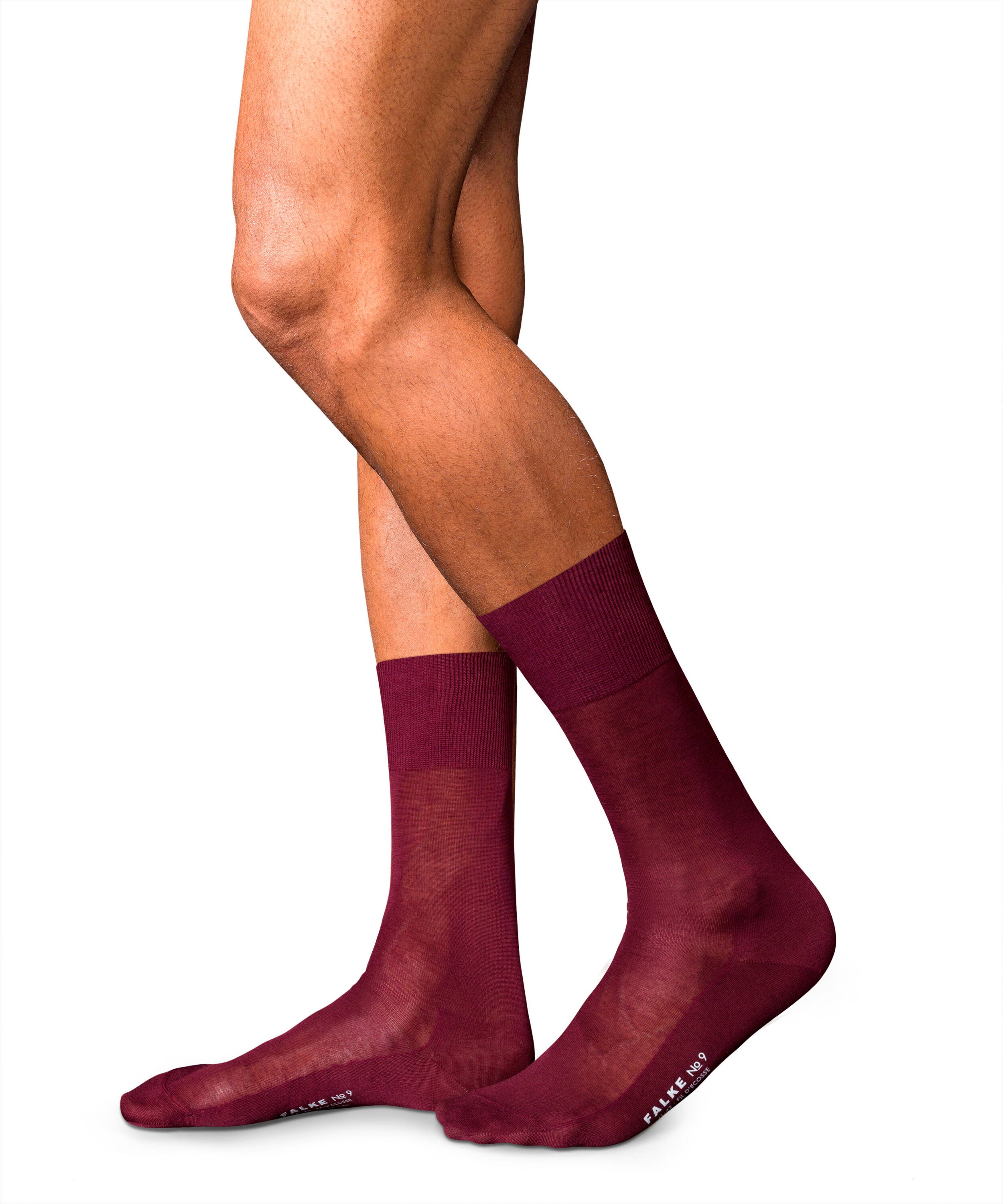 Falke No. 9 Pure Fil d´Écosse Men Socks - Men - barolo