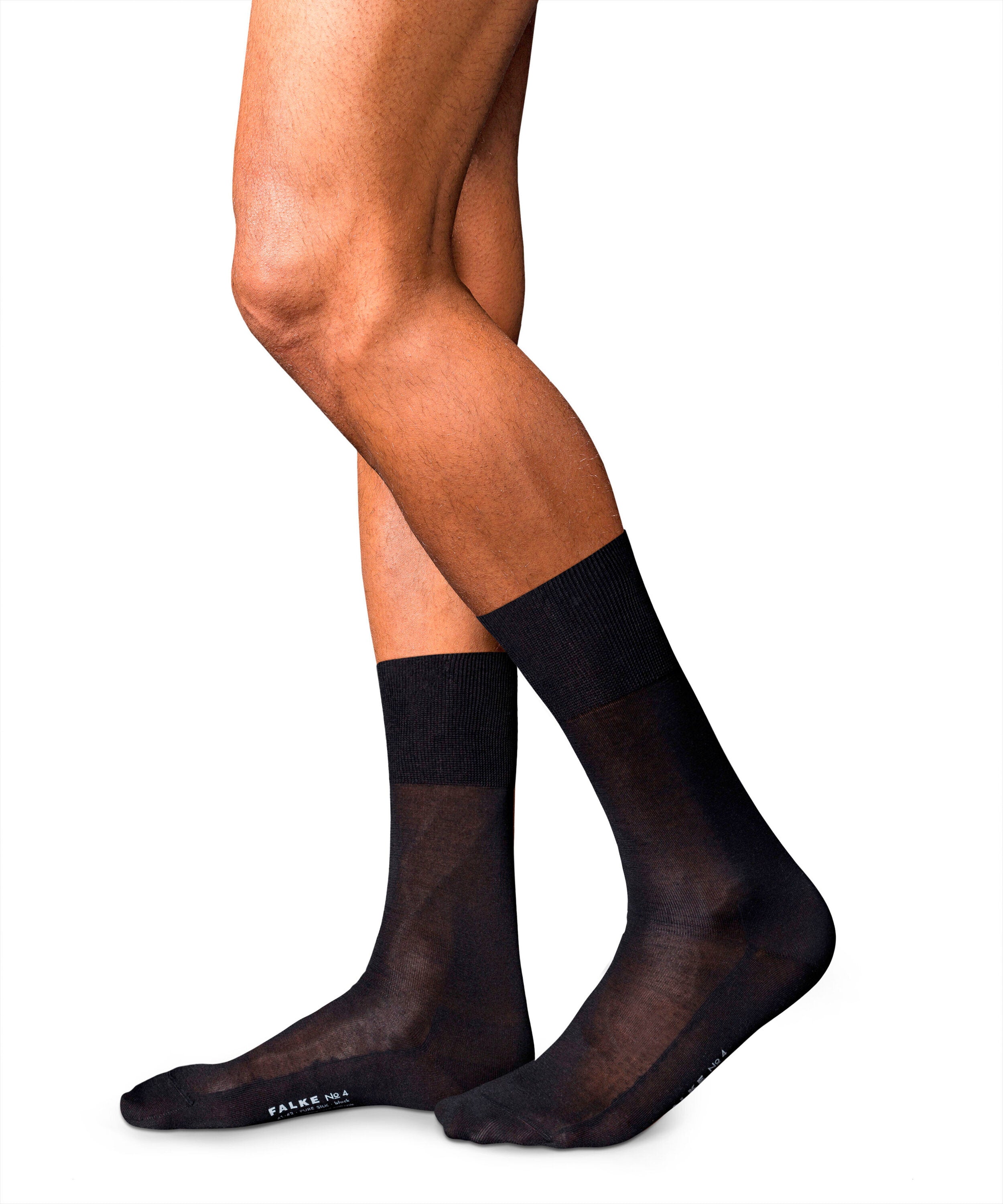 Falke No. 4 Pure Silk Men Socks - Men - black