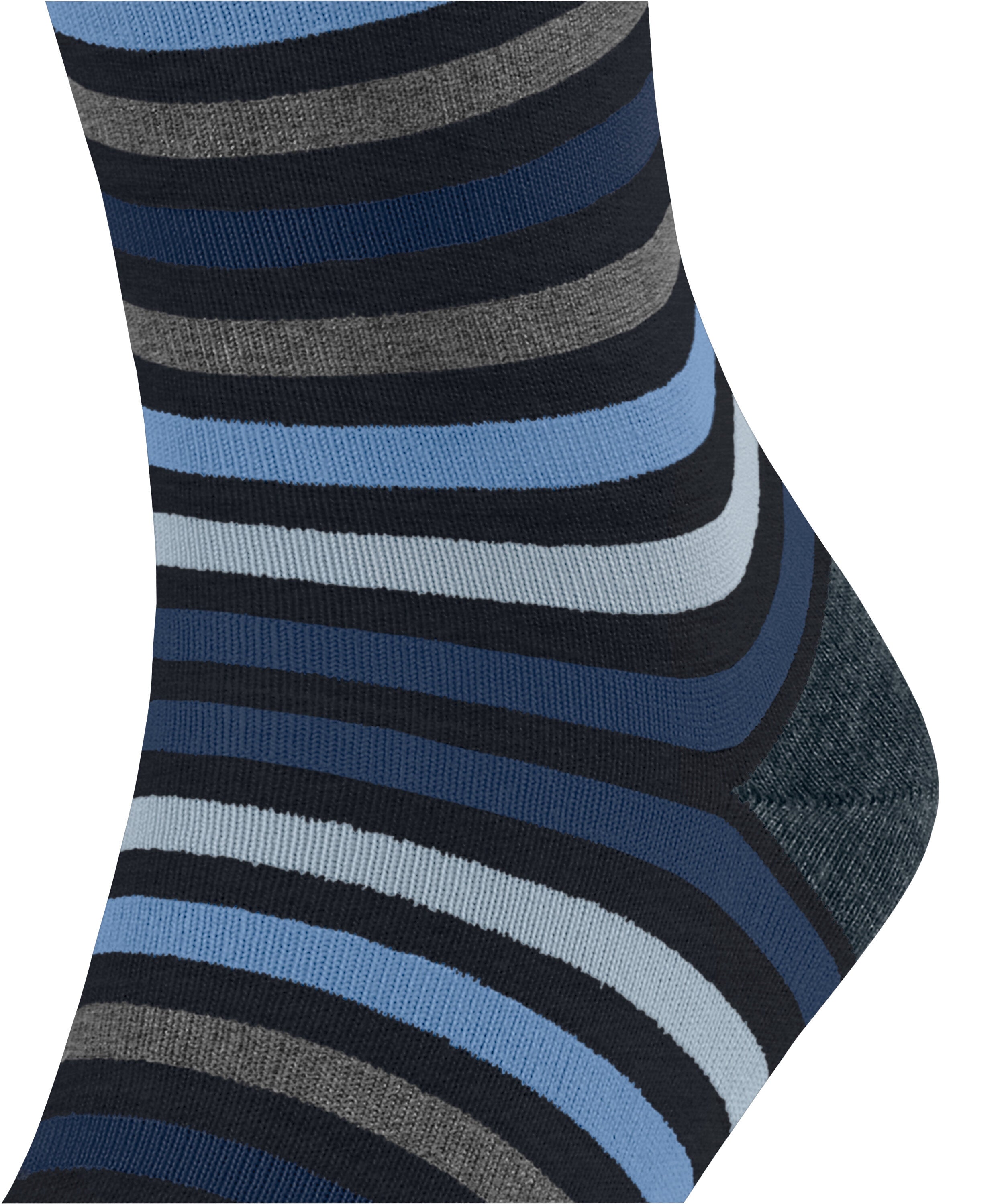 Falke Tinted Stripe Men Socks - Men - dark navy