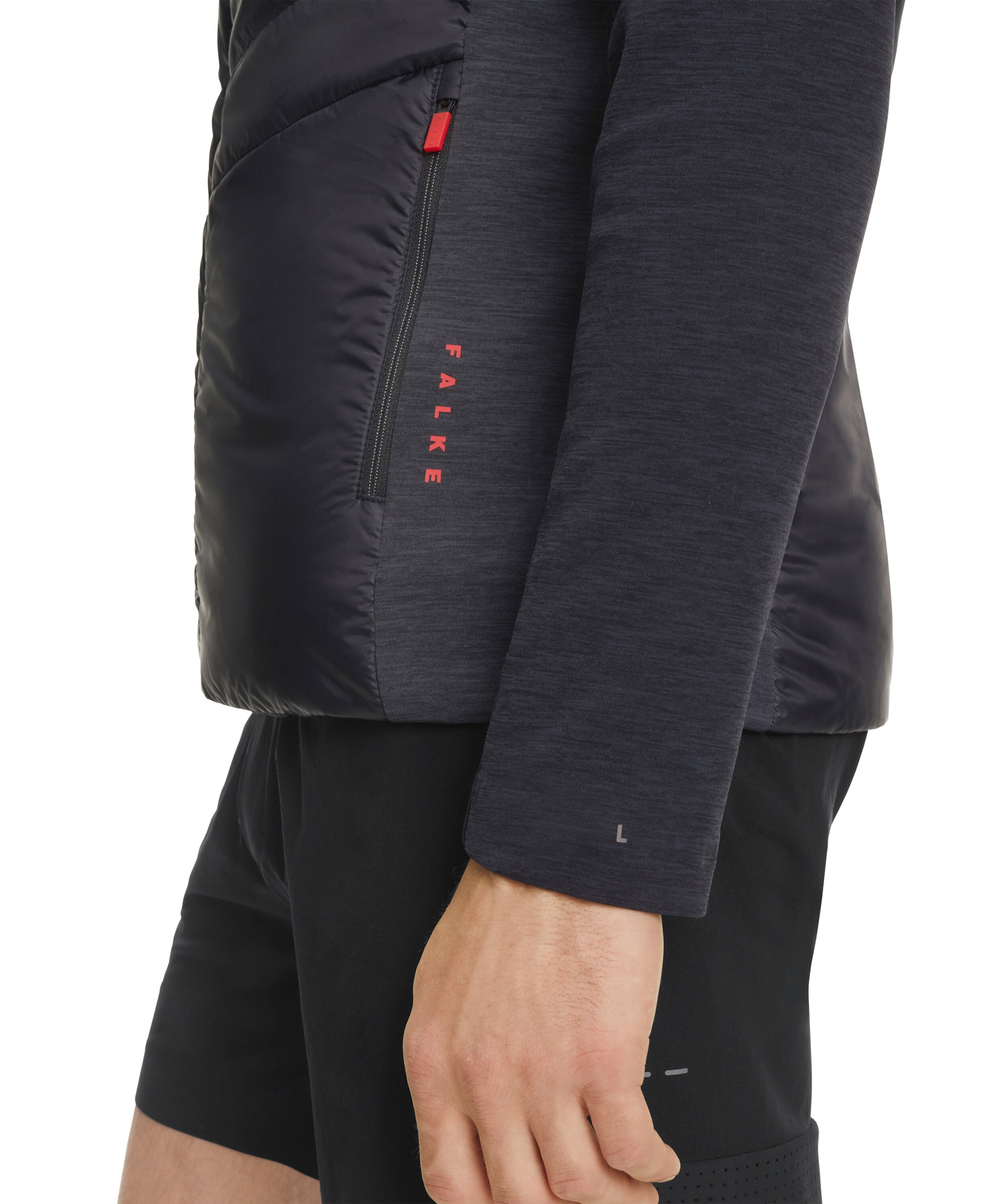 Falke Men Training Waistcoat Stand-up collar - Men - black