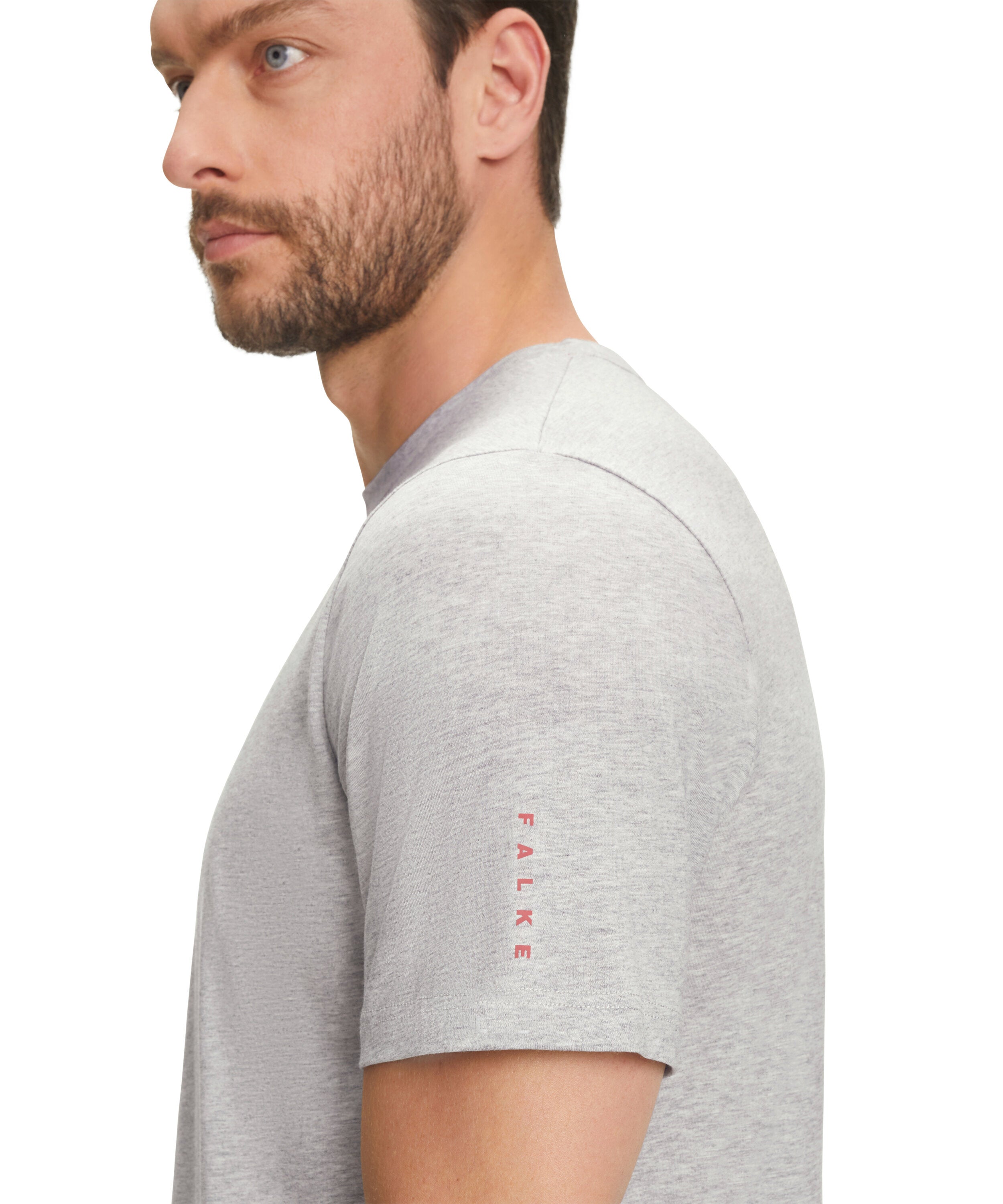 Falke Running Men Training T-Shirt Round-neck - Men - grey-heather