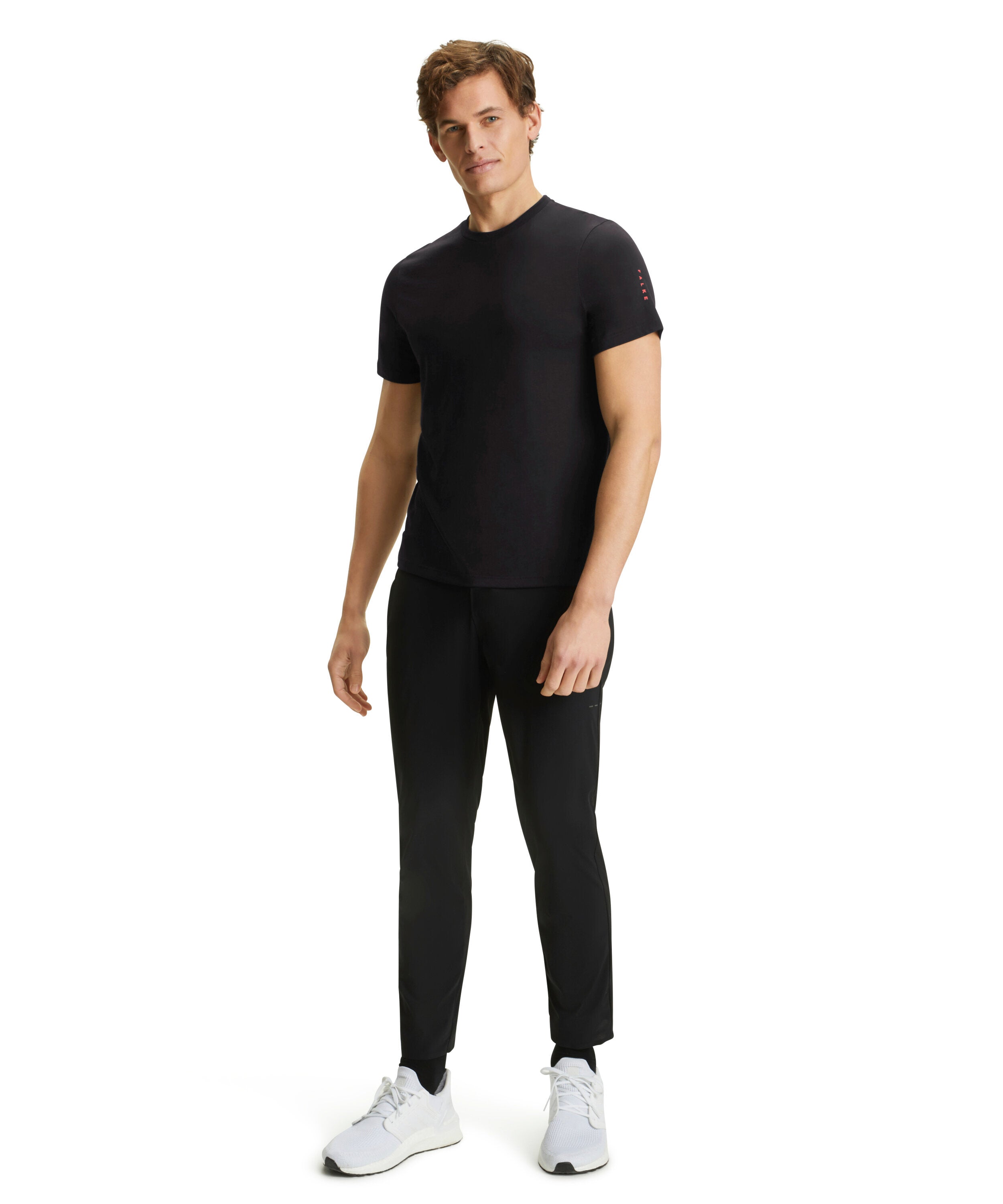 Falke Running Men Training T-Shirt Round-neck - Men - black