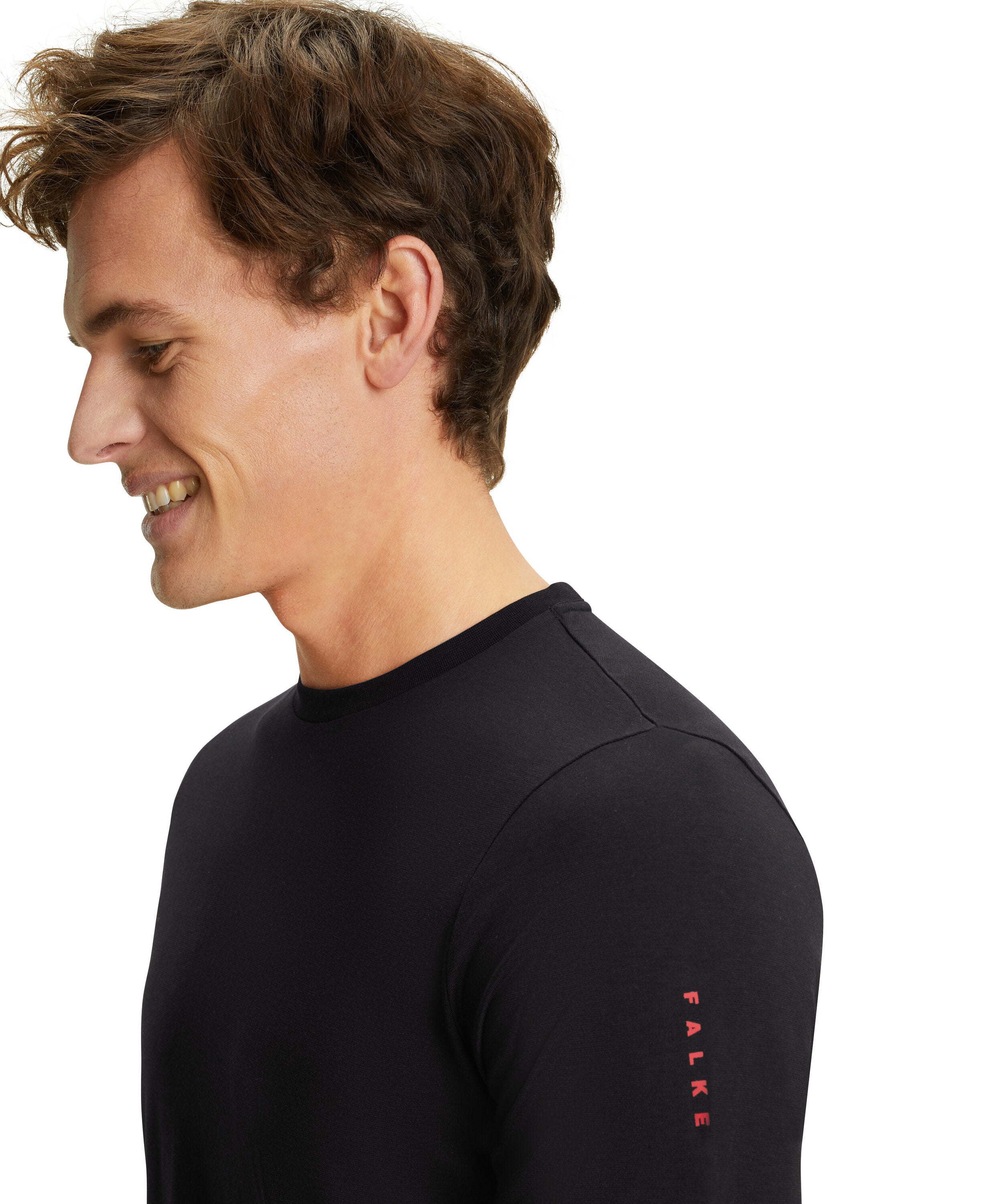 Falke Running Men Training T-Shirt Round-neck - Men - black