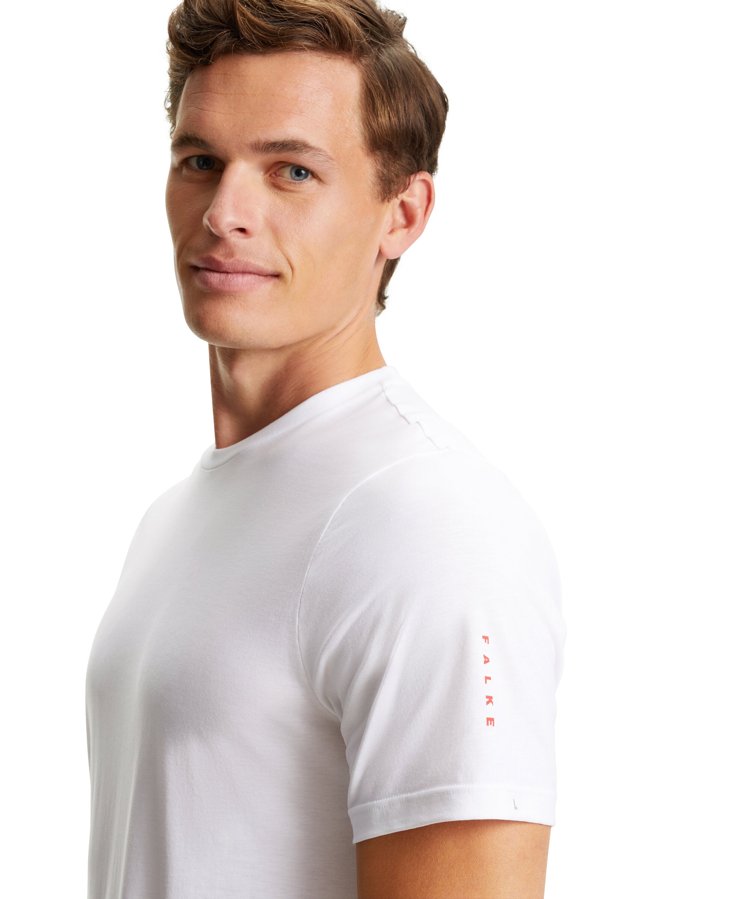 Falke Running Men Training T-Shirt Round-neck - Men - white