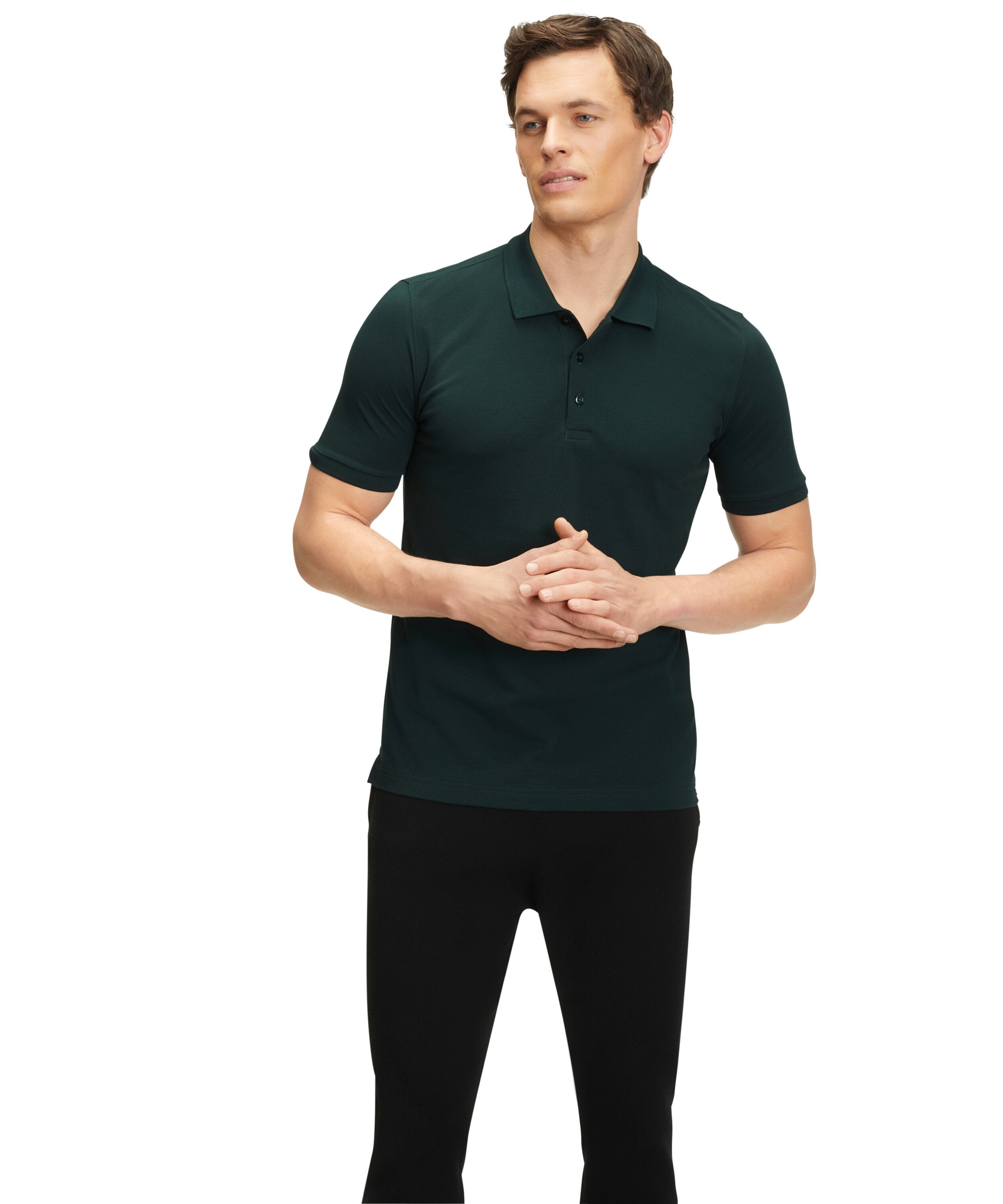 Falke Essential Polo Men Polo shirt - Men - thyme