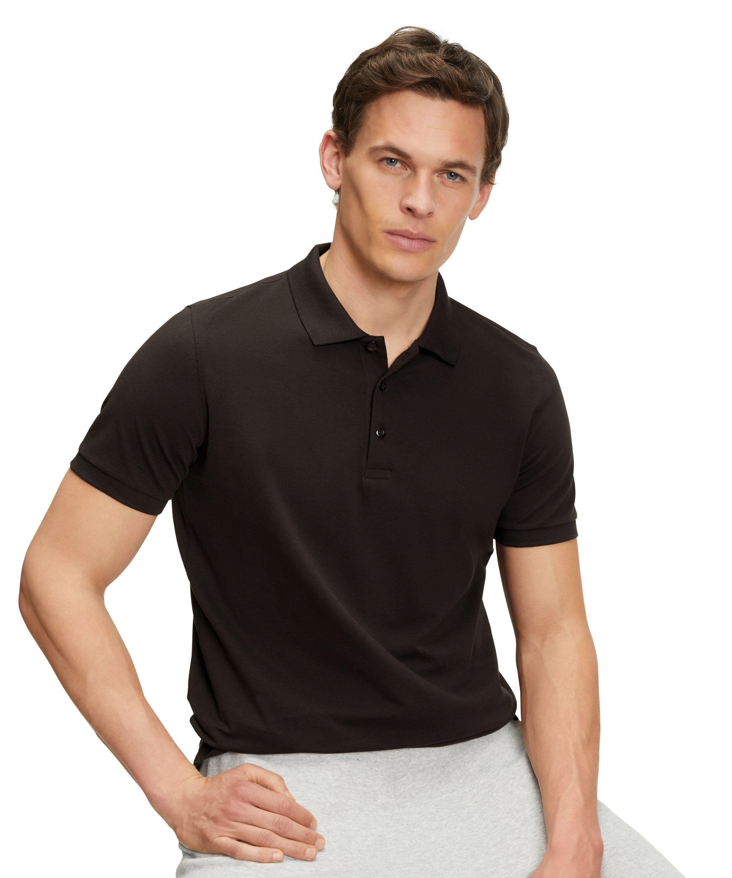 Falke Essential Polo Men Polo shirt - Men - brown
