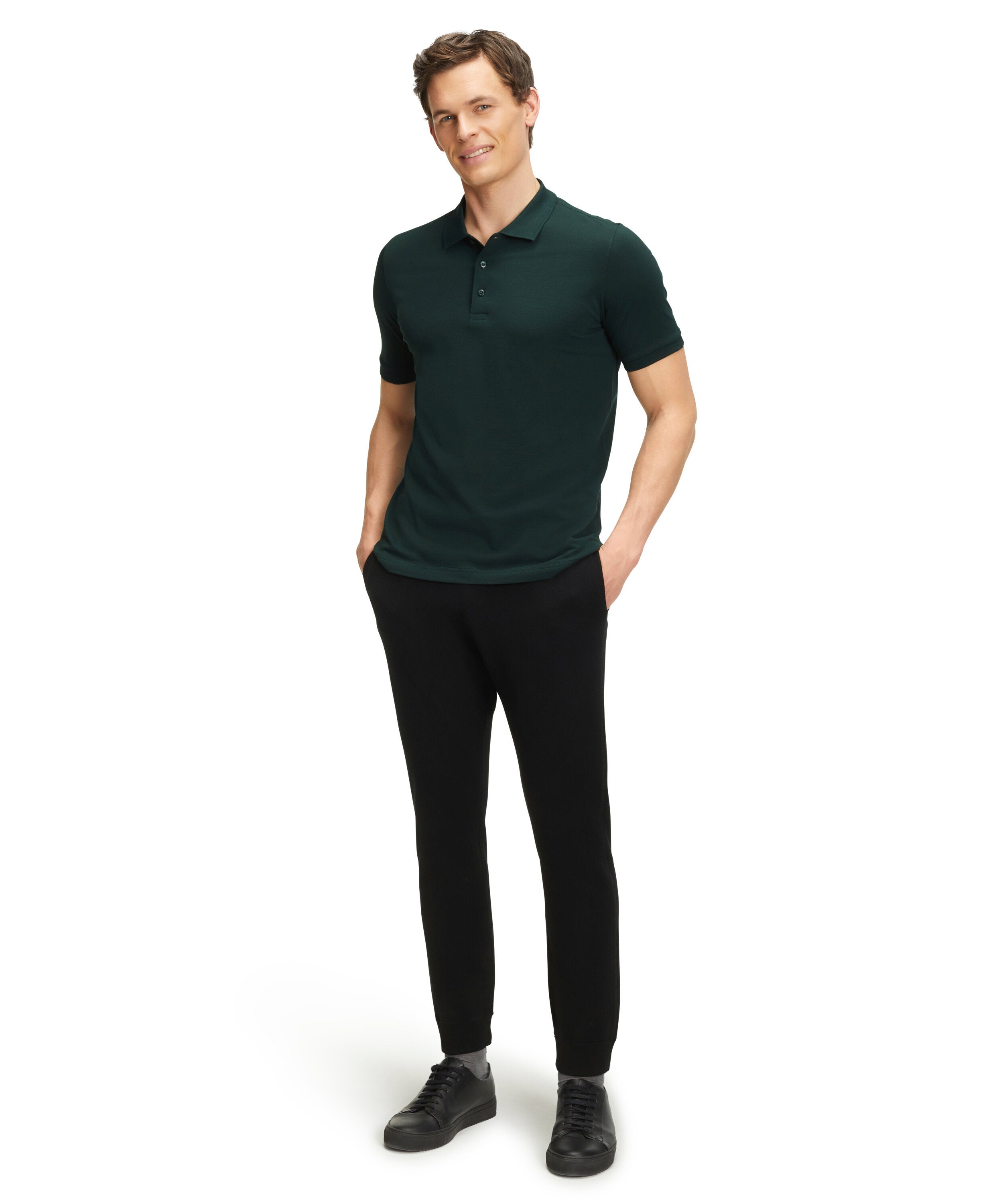 Falke Essential Polo Men Polo shirt - Men - thyme
