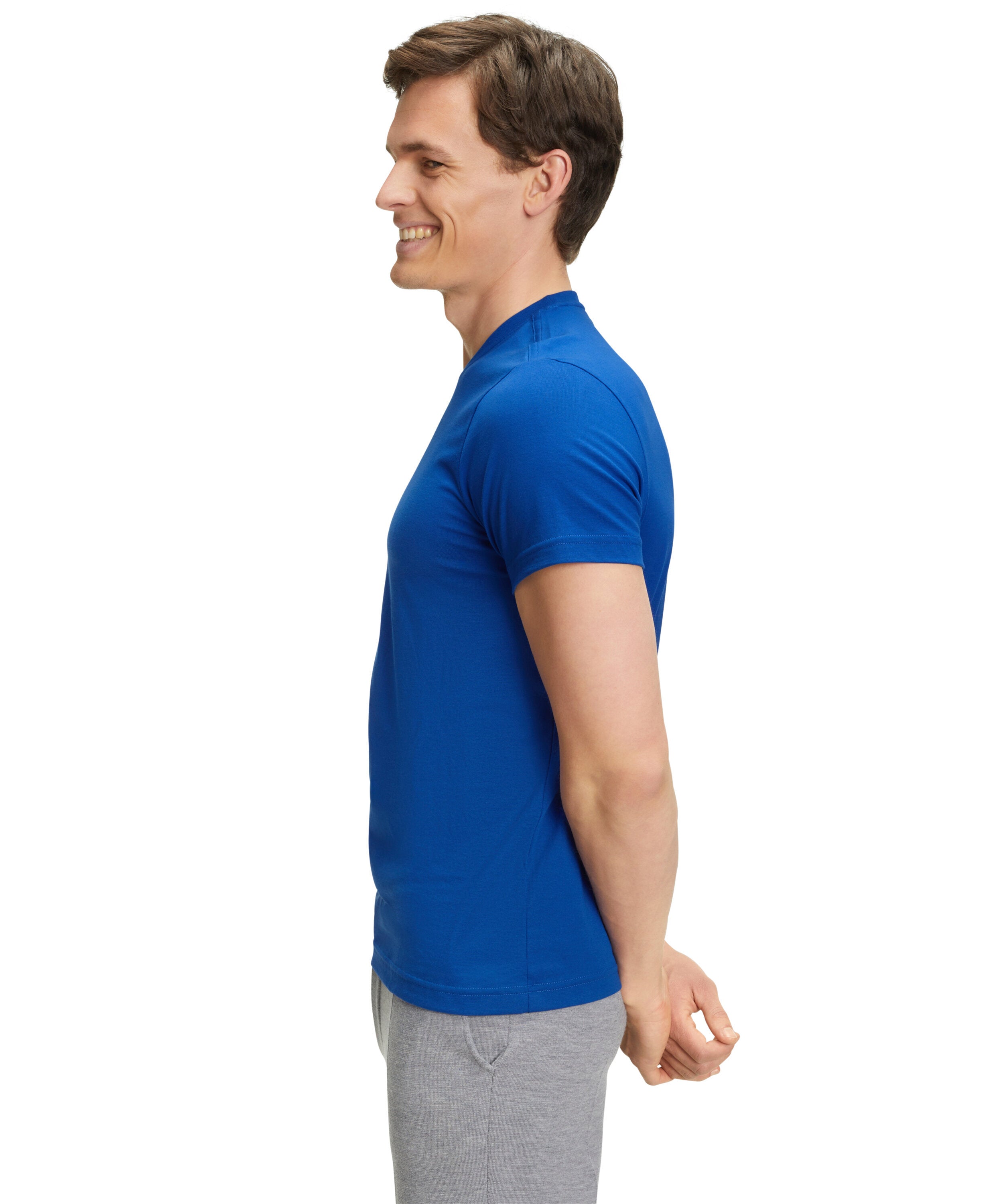 Falke Men T-Shirt Round-neck - Men - petrol blue