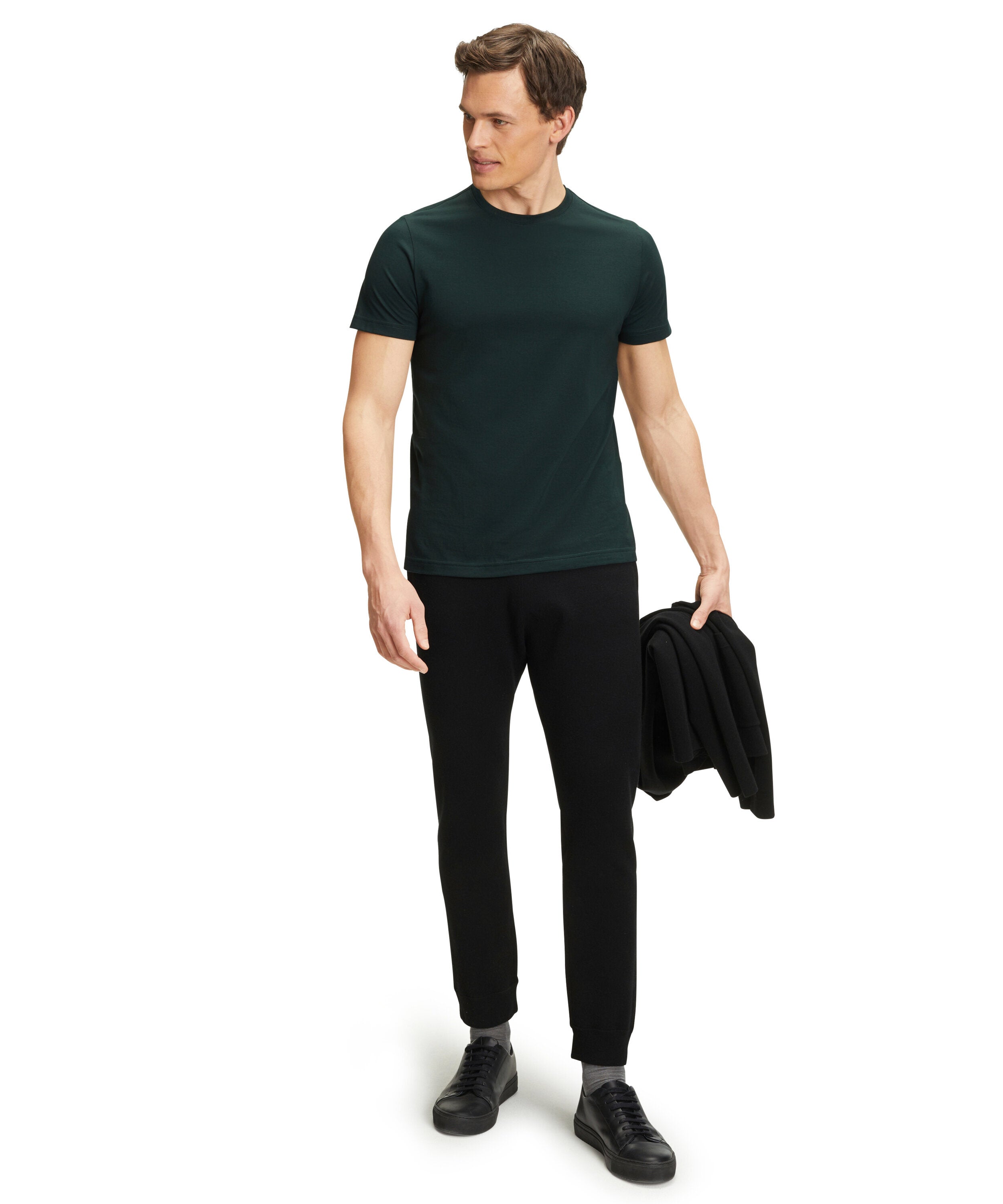 Falke Men T-Shirt Round-neck - Men - thyme