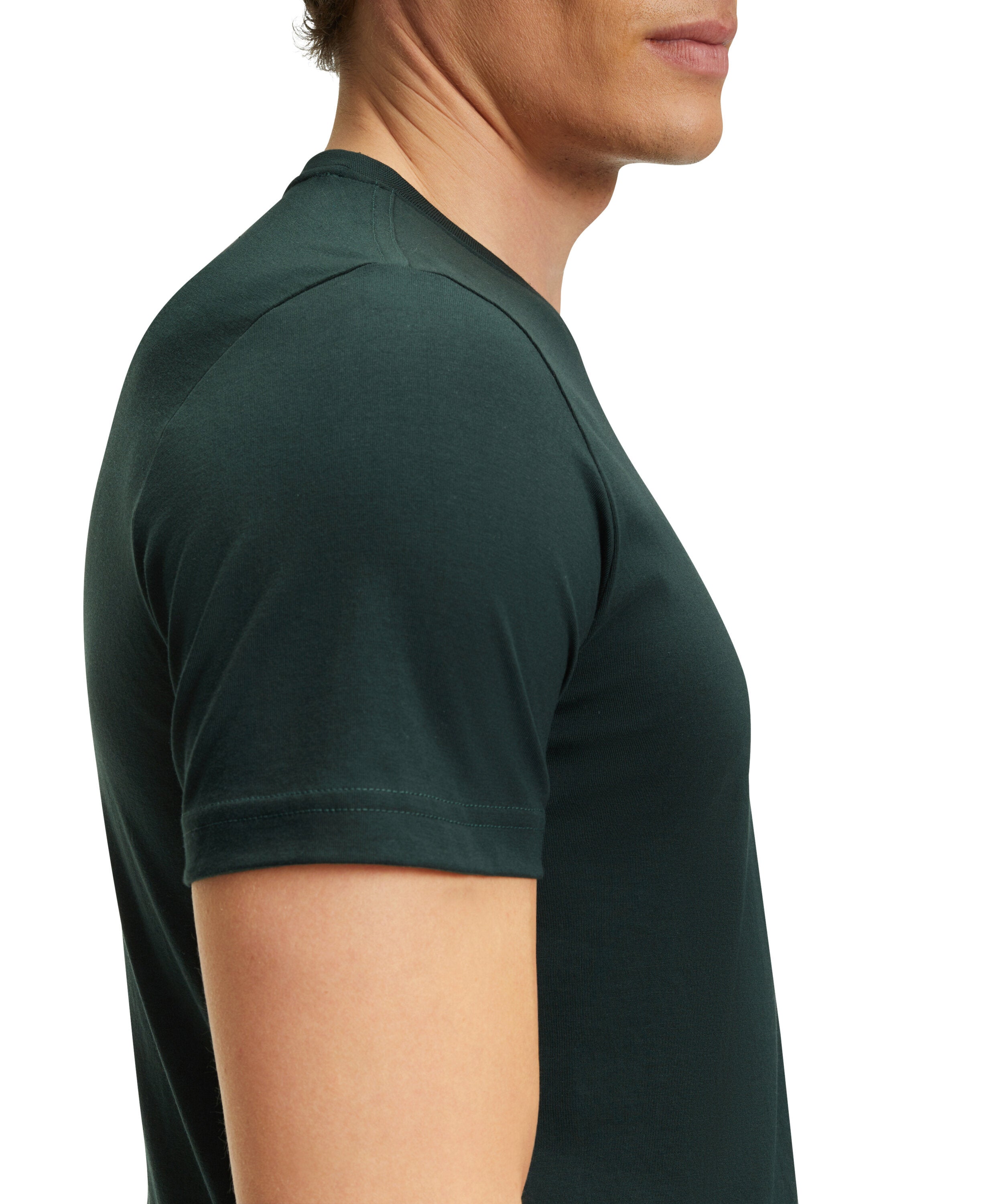 Falke Men T-Shirt Round-neck - Men - thyme