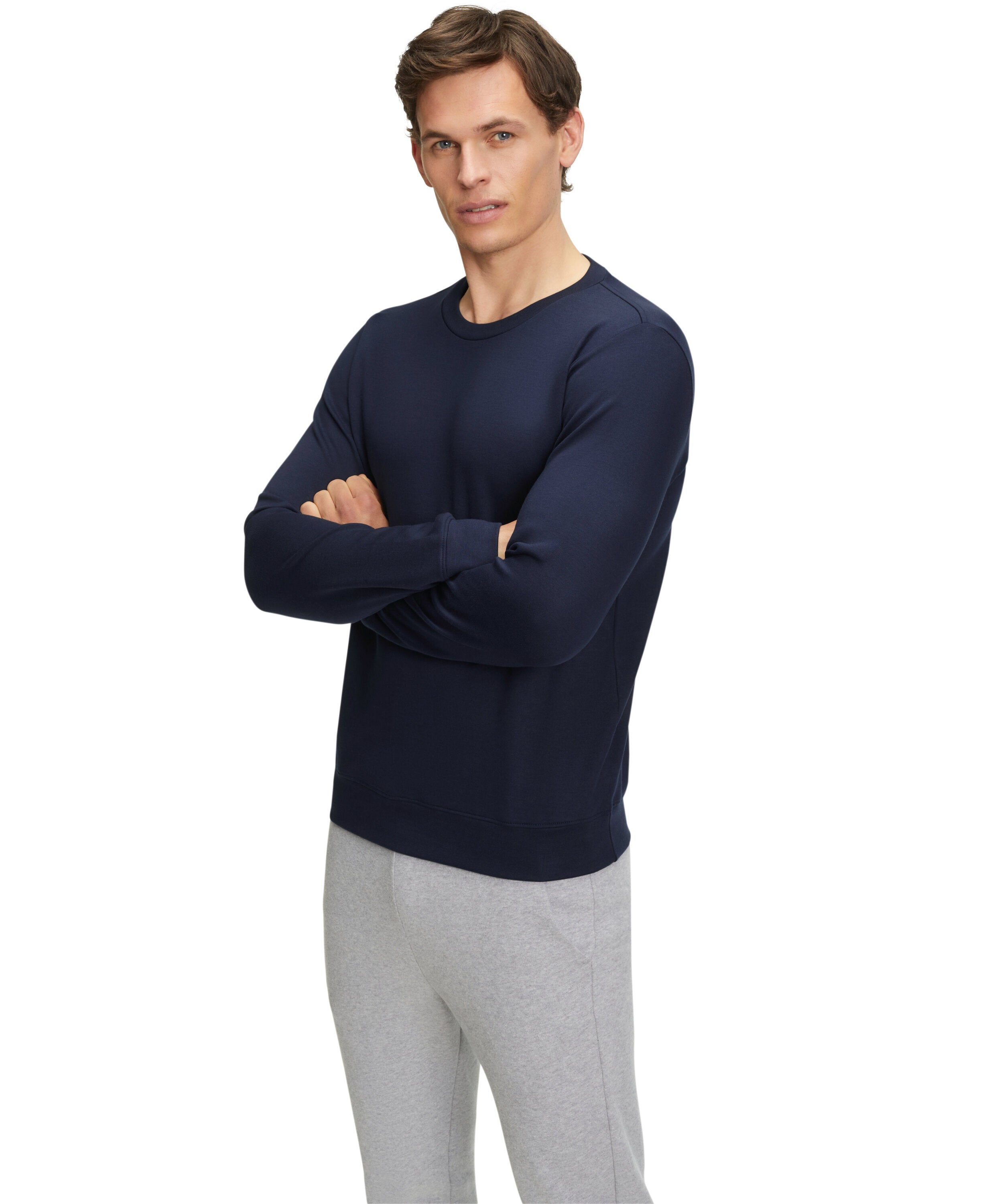 Falke Men Long-sleeve shirt Round-neck - Men - space blue